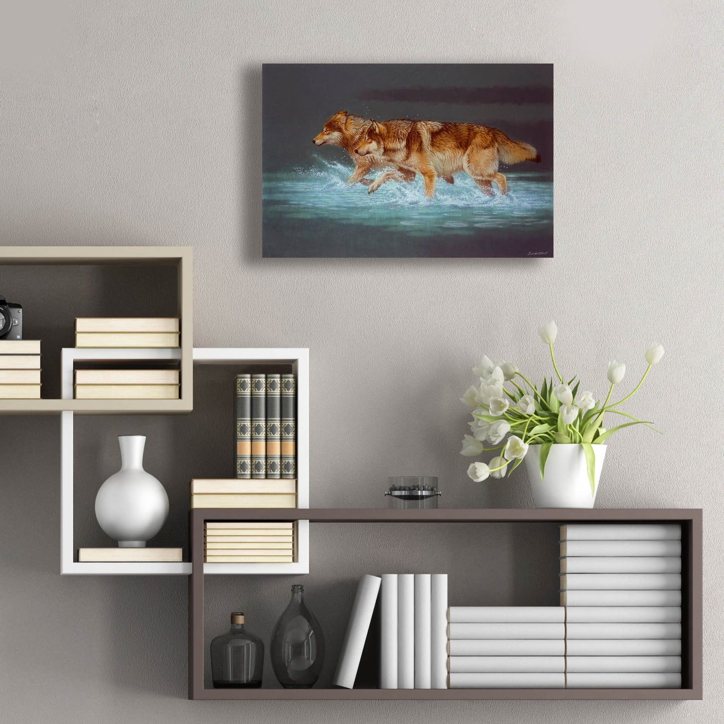 Epic Art 'Evening Travels' by Joh Naito, Acrylic Glass Wall Art,24x16