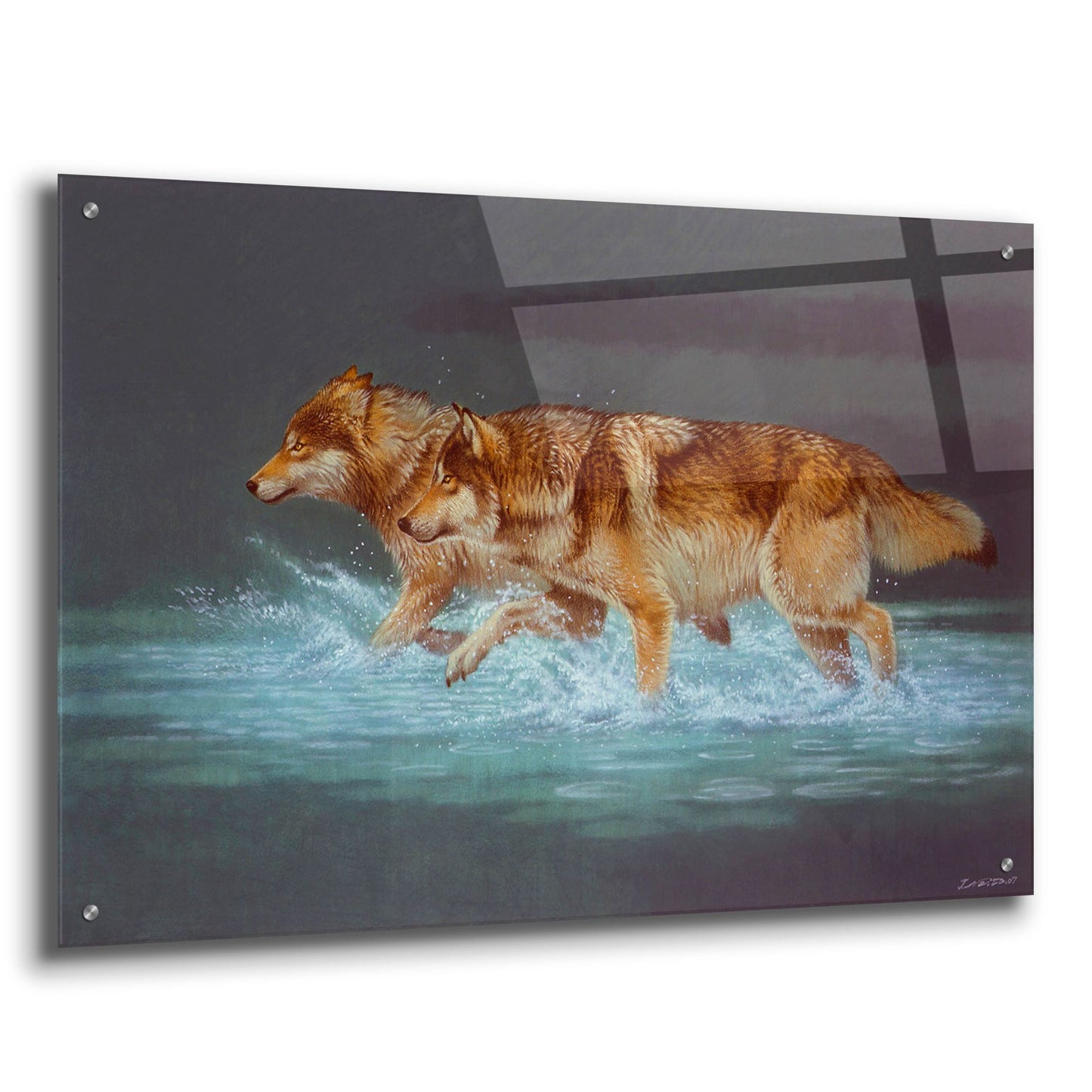 Epic Art 'Evening Travels' by Joh Naito, Acrylic Glass Wall Art,36x24