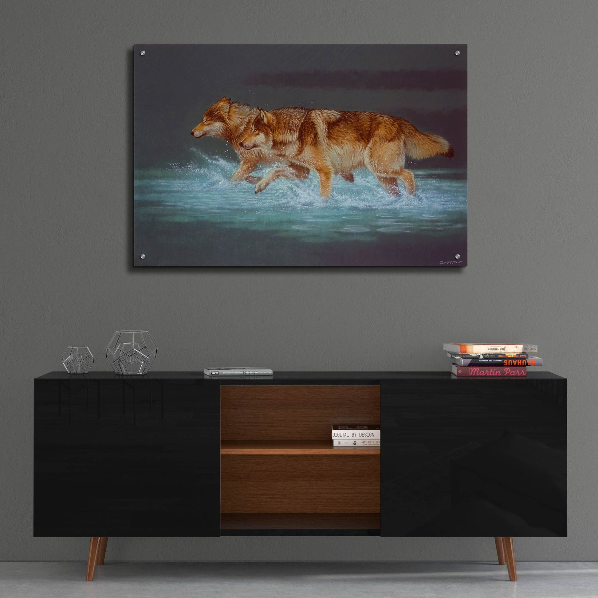 Epic Art 'Evening Travels' by Joh Naito, Acrylic Glass Wall Art,36x24