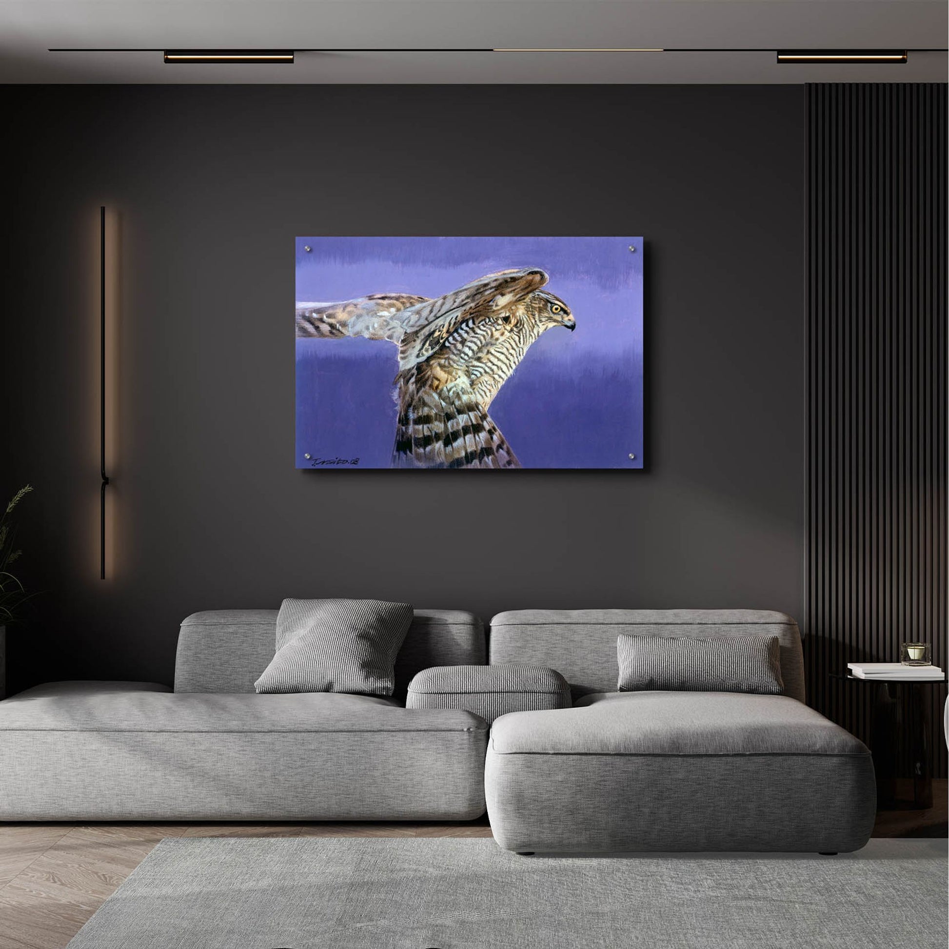 Epic Art 'Landing' by Joh Naito, Acrylic Glass Wall Art,36x24