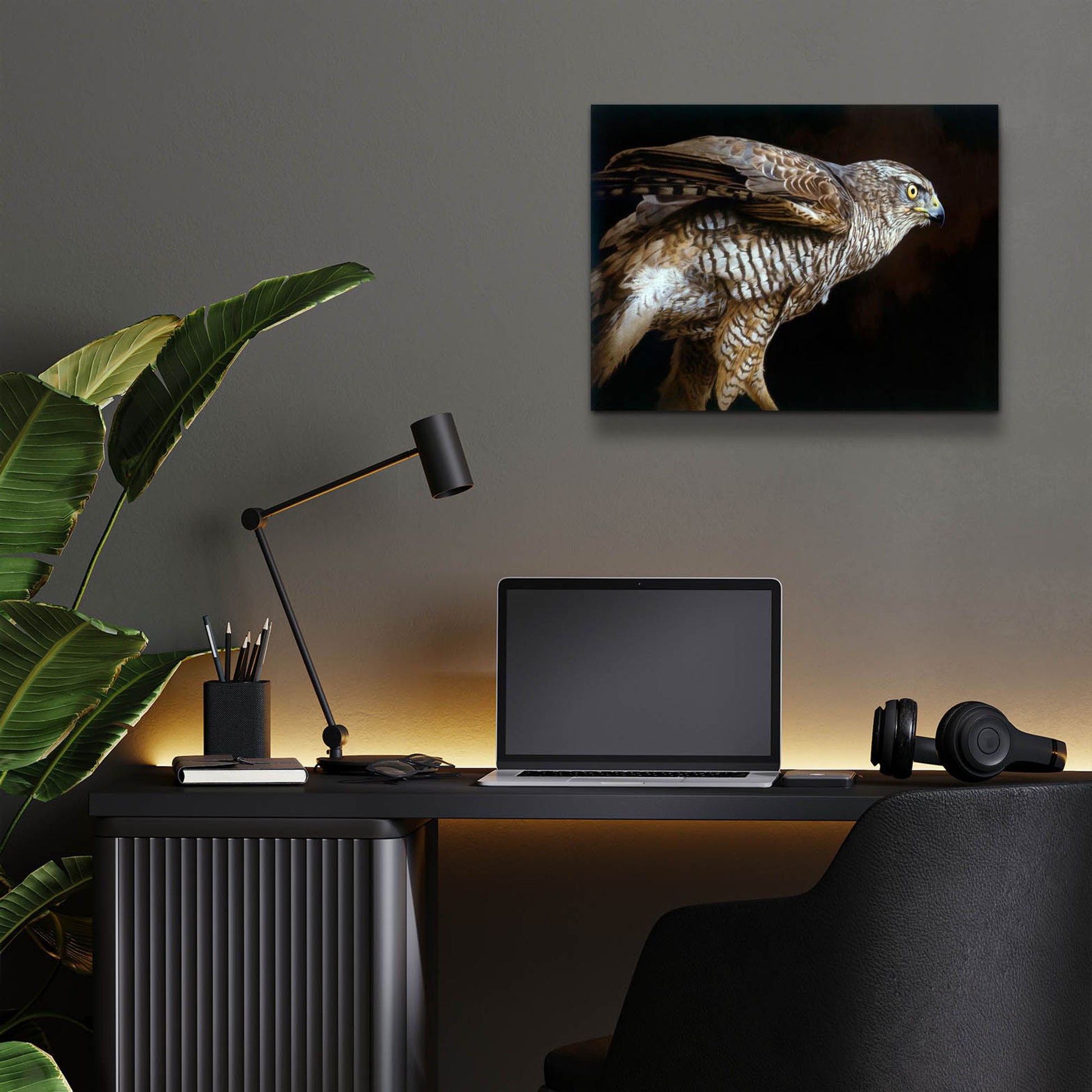 Epic Art 'Watchful' by Joh Naito, Acrylic Glass Wall Art,16x12