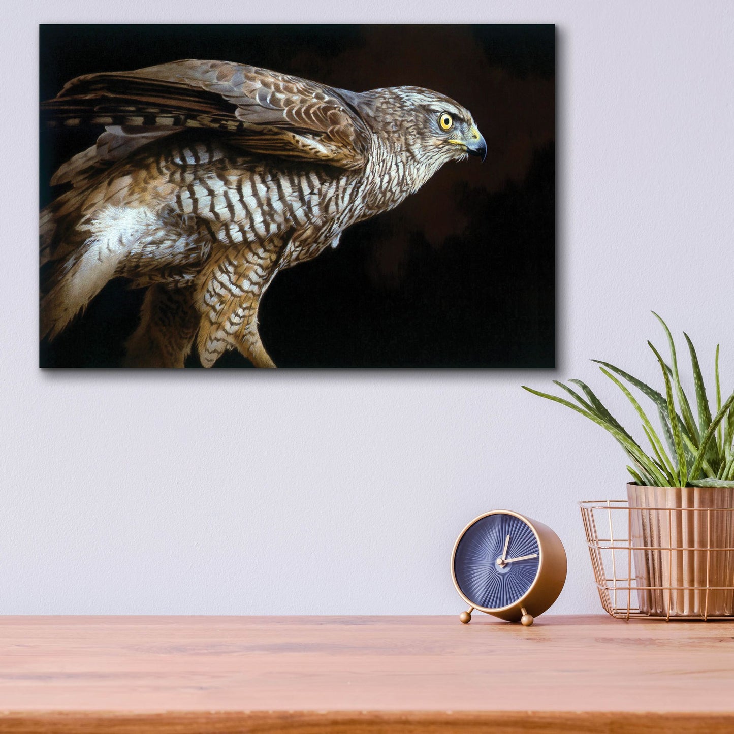 Epic Art 'Watchful' by Joh Naito, Acrylic Glass Wall Art,16x12