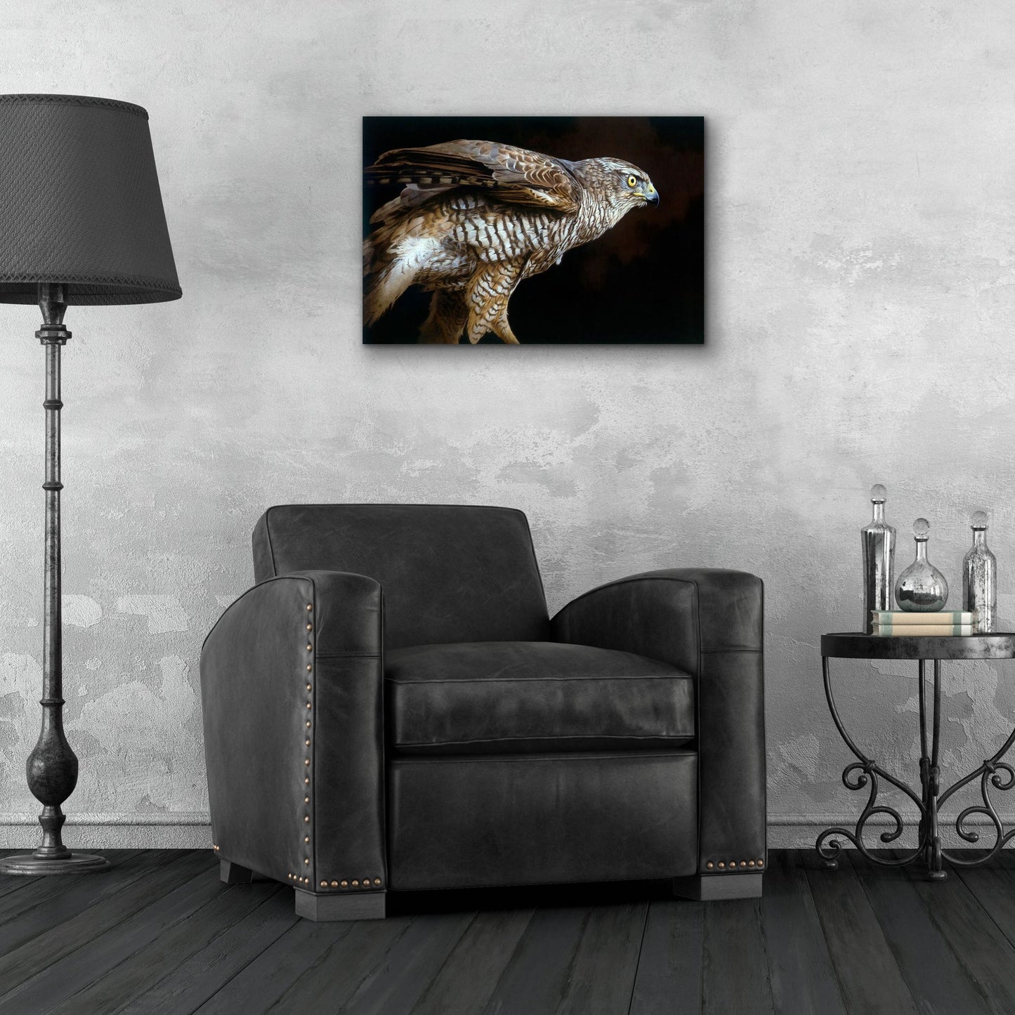 Epic Art 'Watchful' by Joh Naito, Acrylic Glass Wall Art,24x16