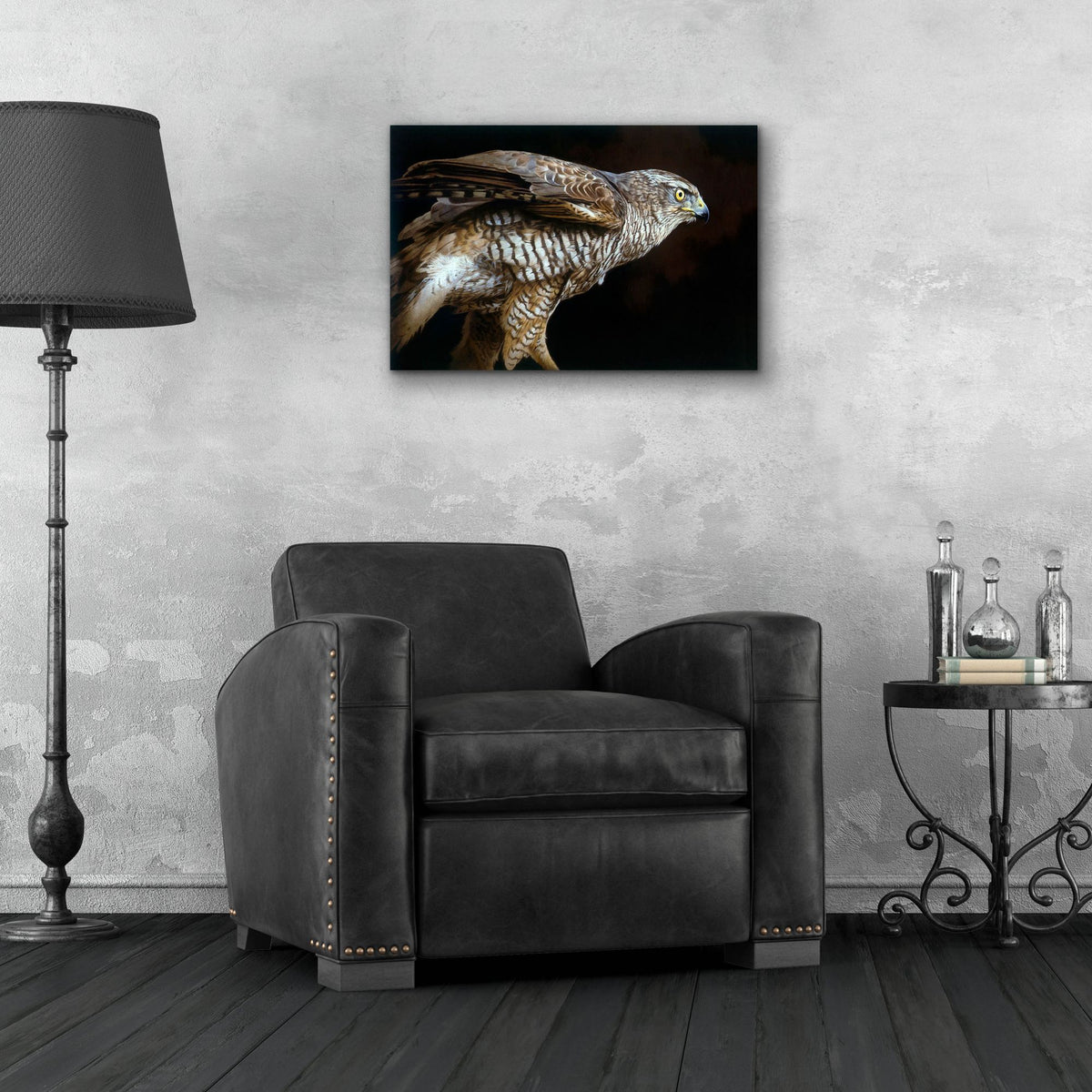 Epic Art 'Watchful' by Joh Naito, Acrylic Glass Wall Art,24x16