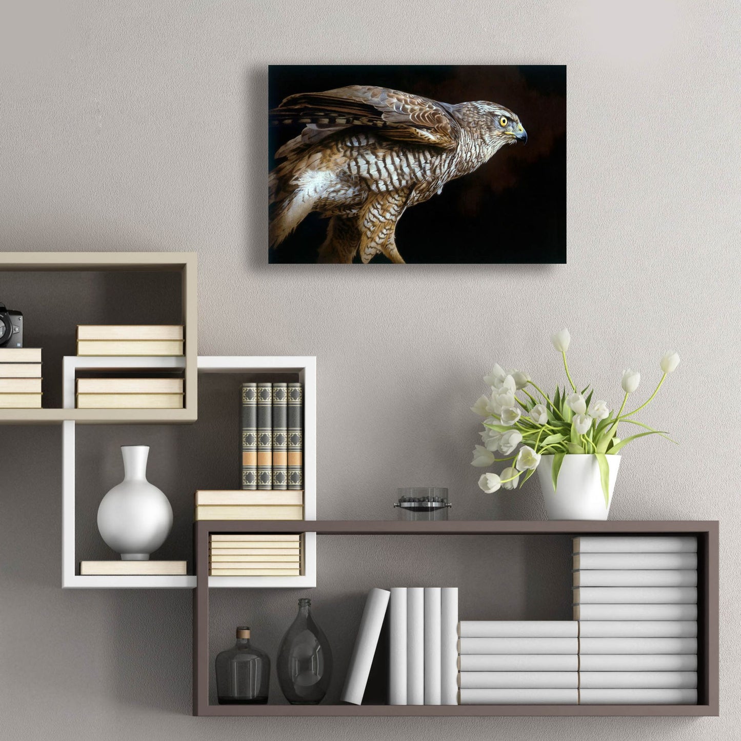 Epic Art 'Watchful' by Joh Naito, Acrylic Glass Wall Art,24x16