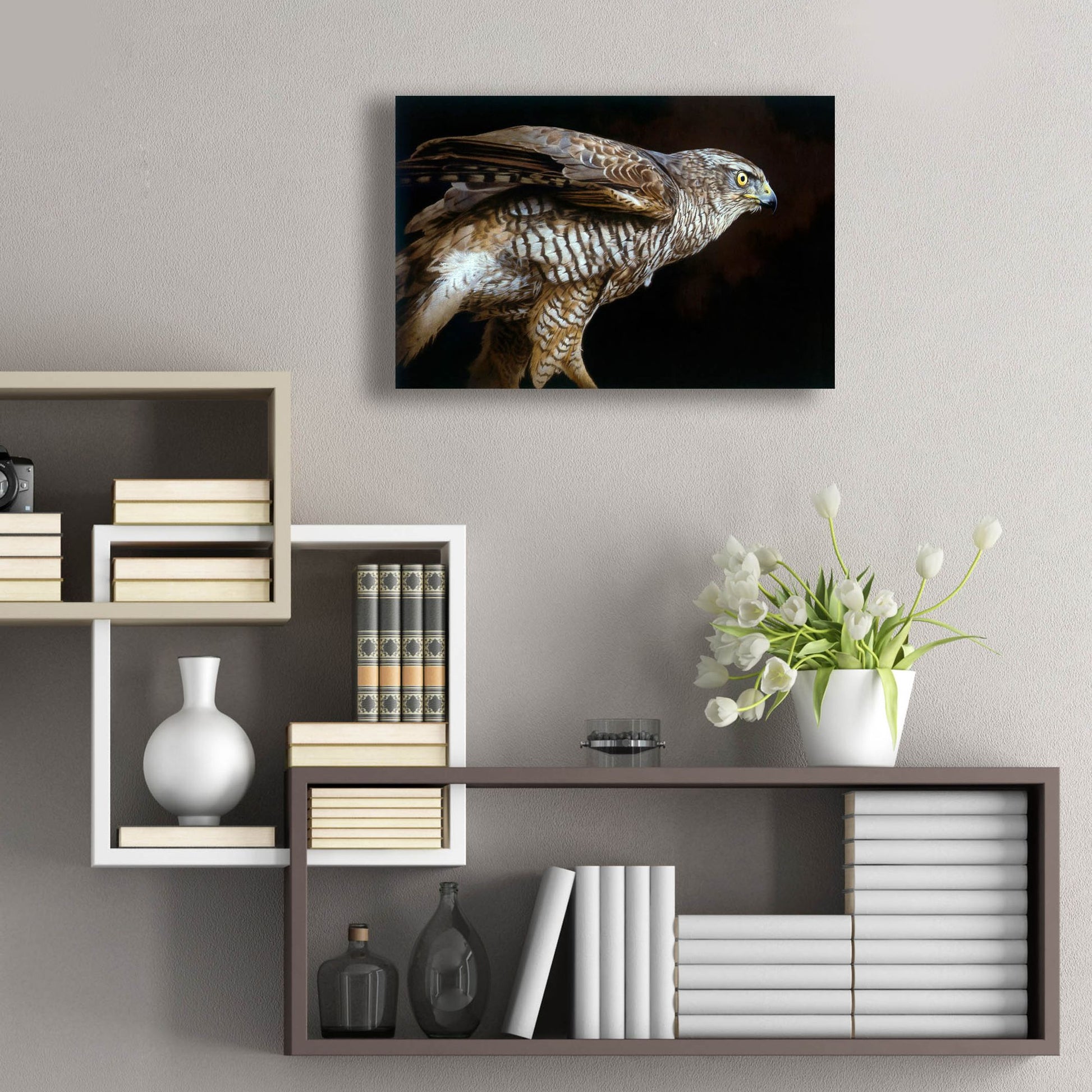 Epic Art 'Watchful' by Joh Naito, Acrylic Glass Wall Art,24x16