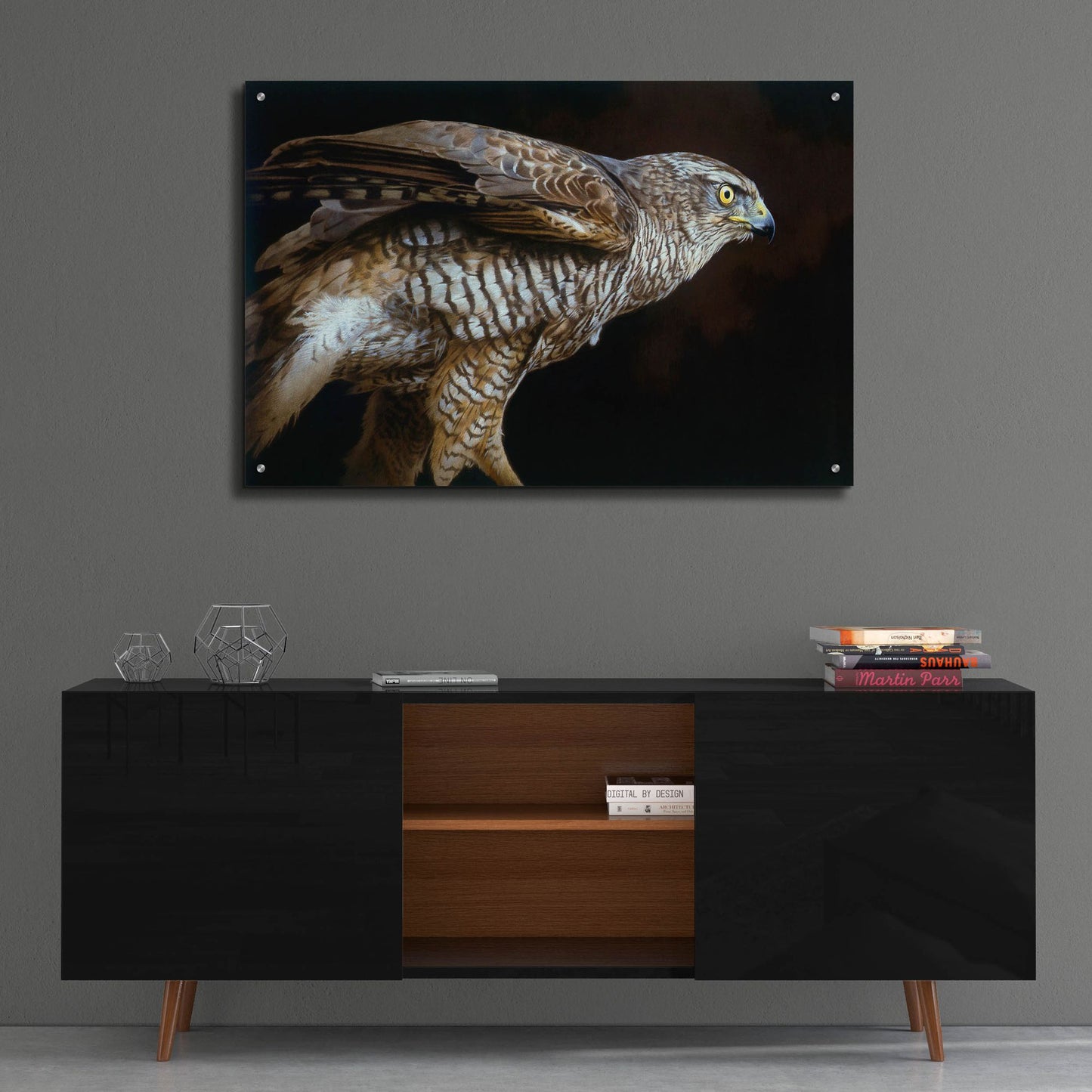 Epic Art 'Watchful' by Joh Naito, Acrylic Glass Wall Art,36x24