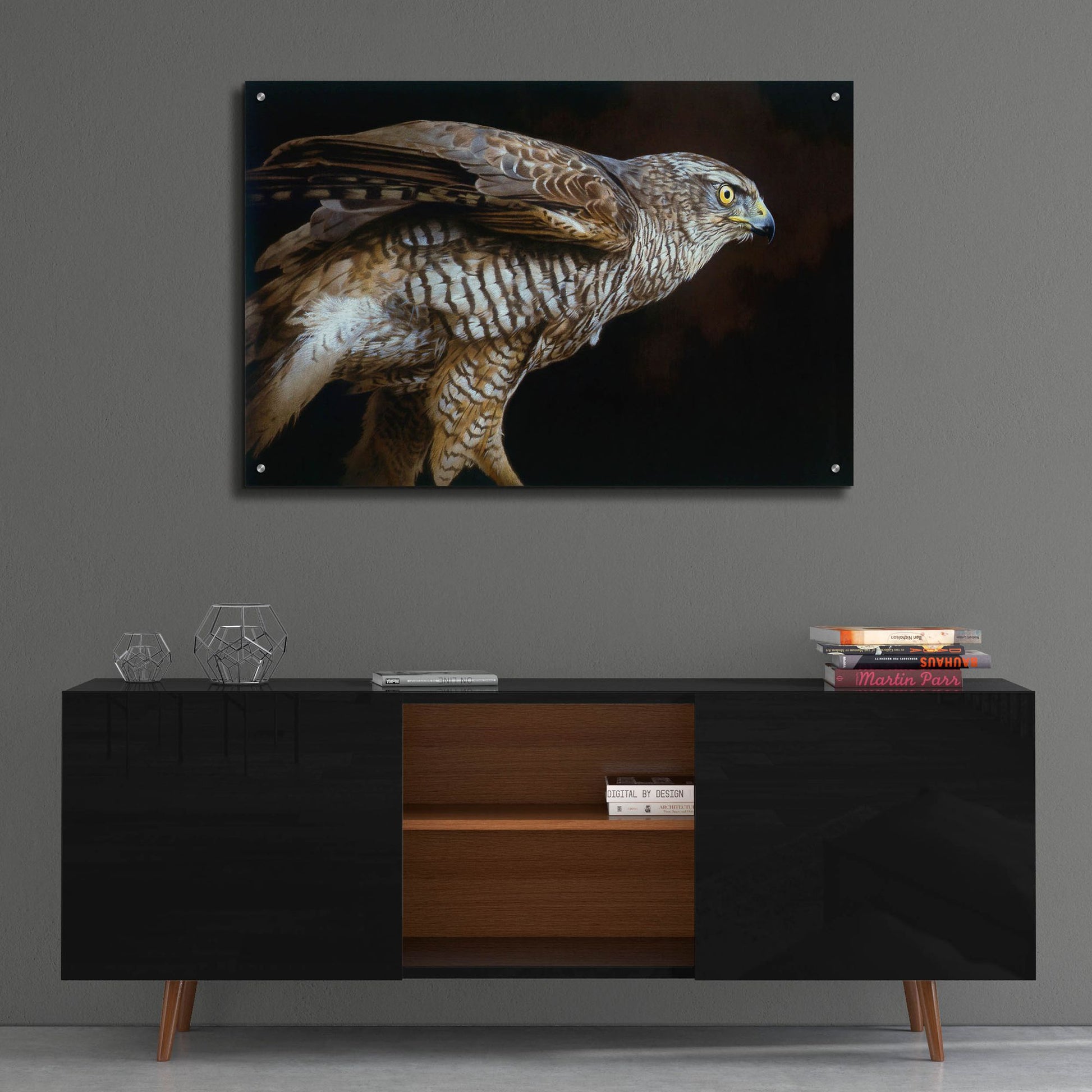 Epic Art 'Watchful' by Joh Naito, Acrylic Glass Wall Art,36x24