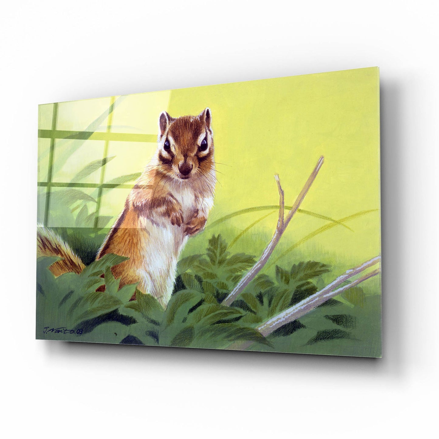 Epic Art 'Pondering' by Joh Naito, Acrylic Glass Wall Art,16x12