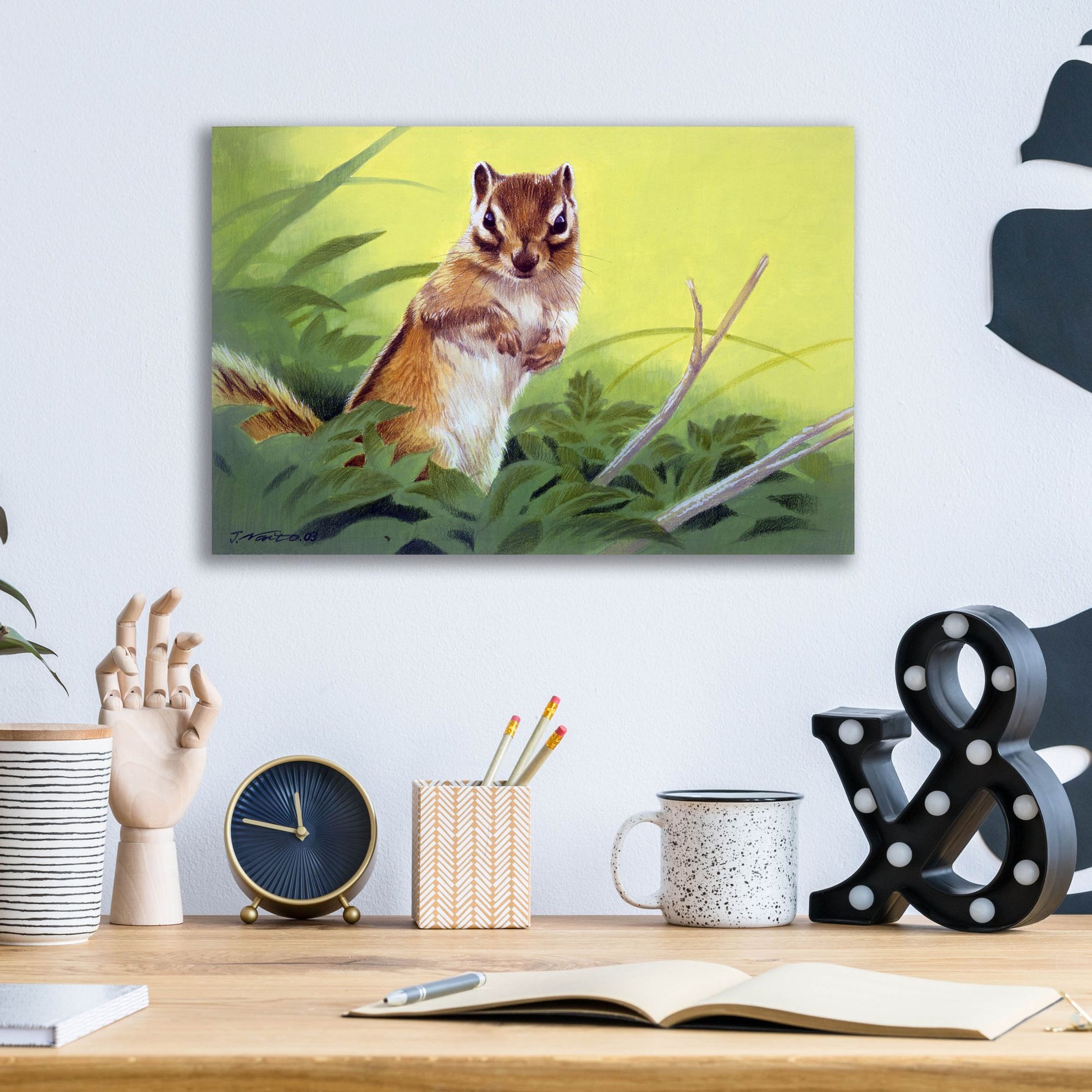 Epic Art 'Pondering' by Joh Naito, Acrylic Glass Wall Art,16x12