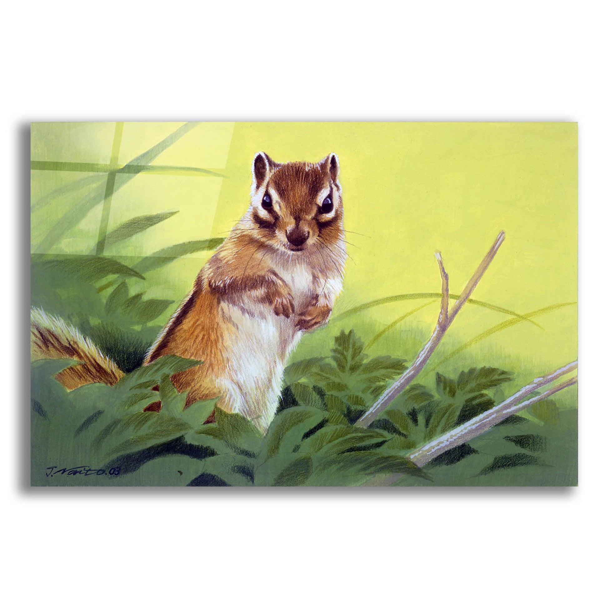 Epic Art 'Pondering' by Joh Naito, Acrylic Glass Wall Art,16x12