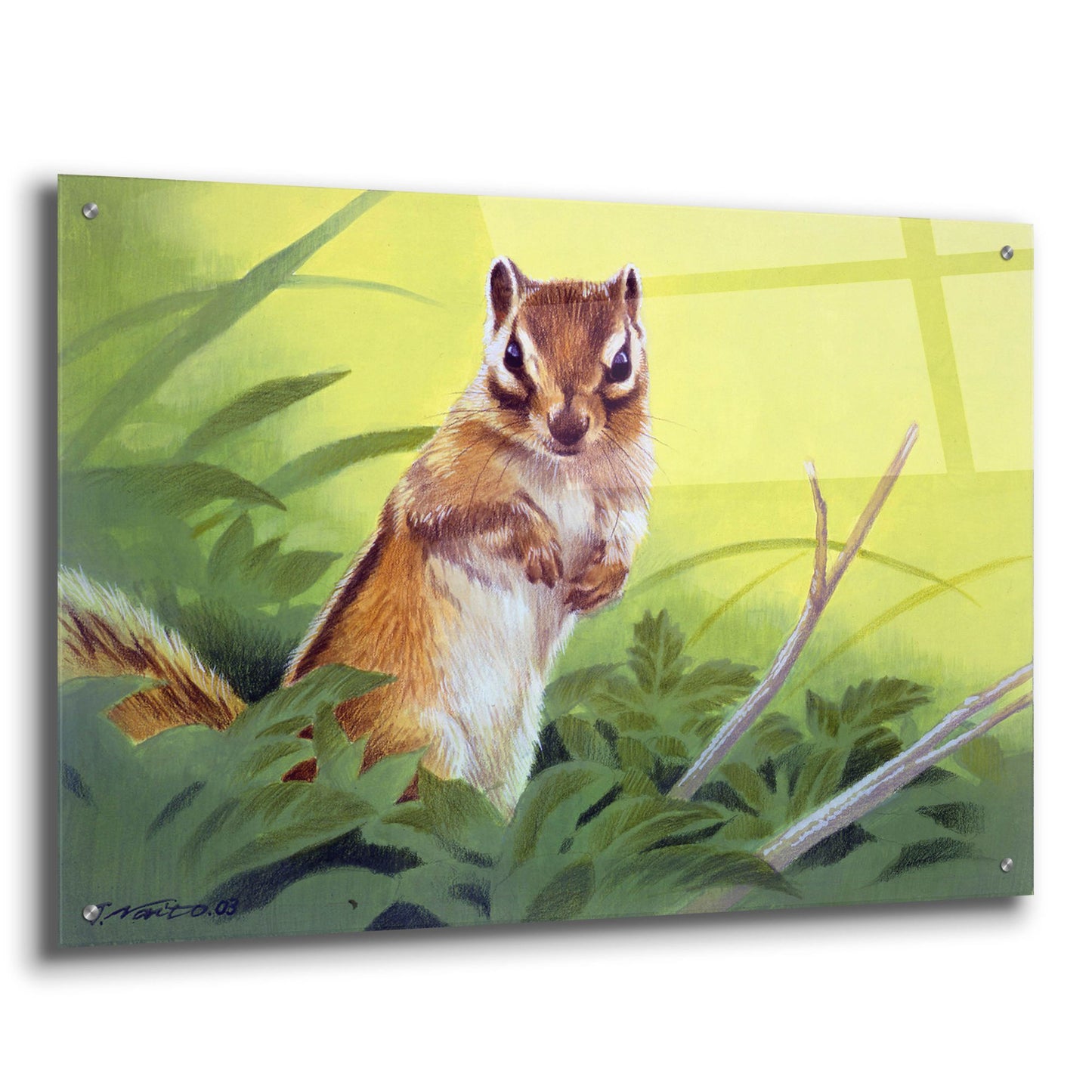 Epic Art 'Pondering' by Joh Naito, Acrylic Glass Wall Art,36x24