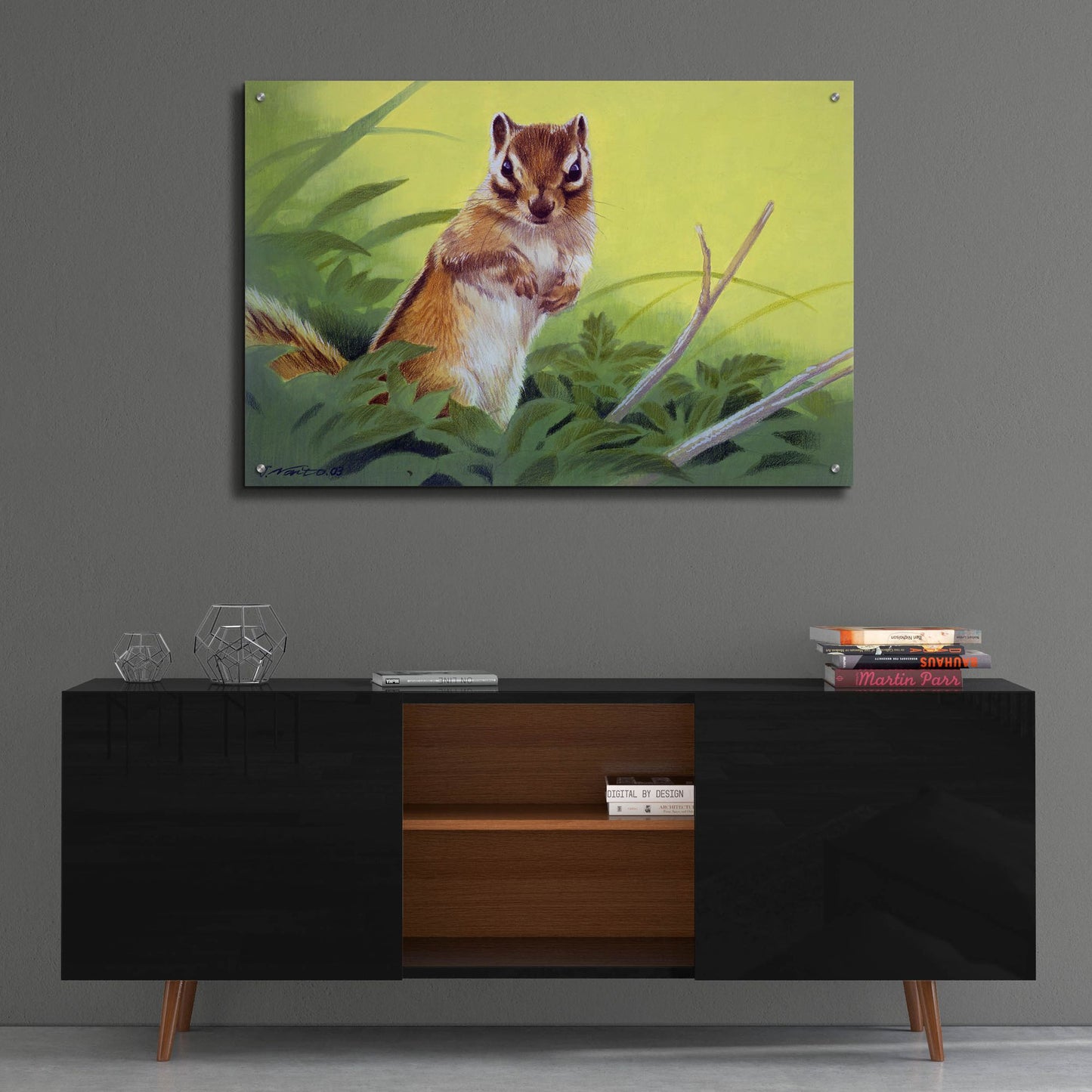 Epic Art 'Pondering' by Joh Naito, Acrylic Glass Wall Art,36x24