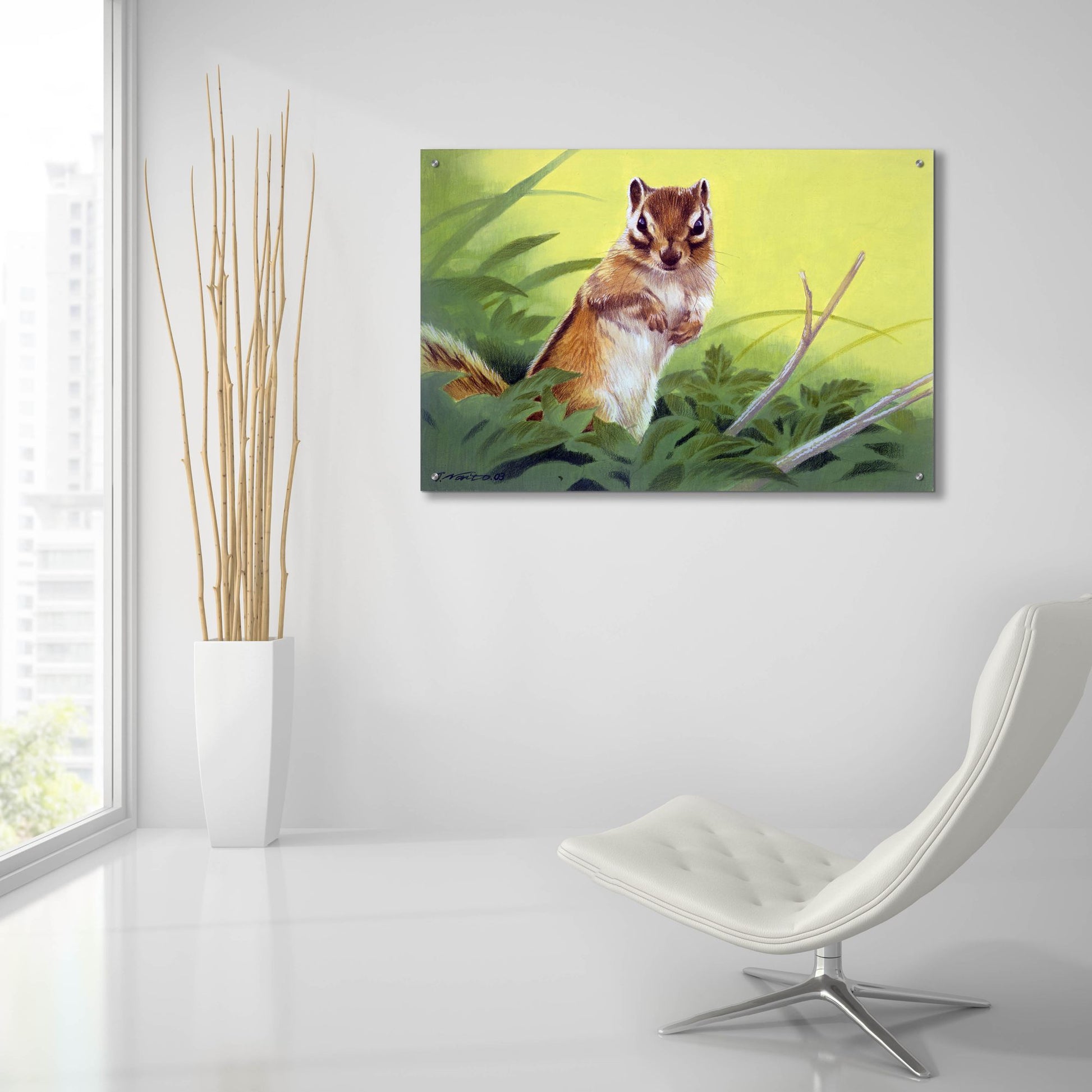 Epic Art 'Pondering' by Joh Naito, Acrylic Glass Wall Art,36x24