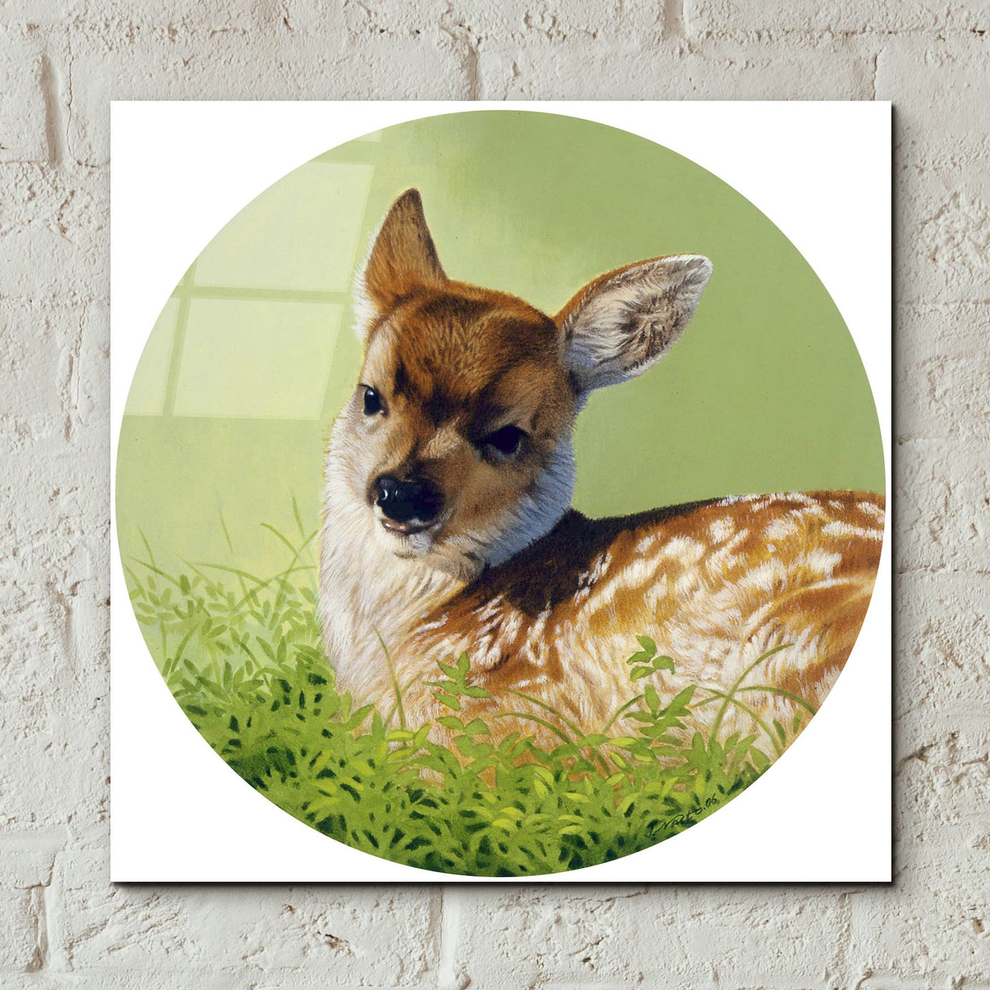 Epic Art 'Soft Light' by Joh Naito, Acrylic Glass Wall Art,12x12