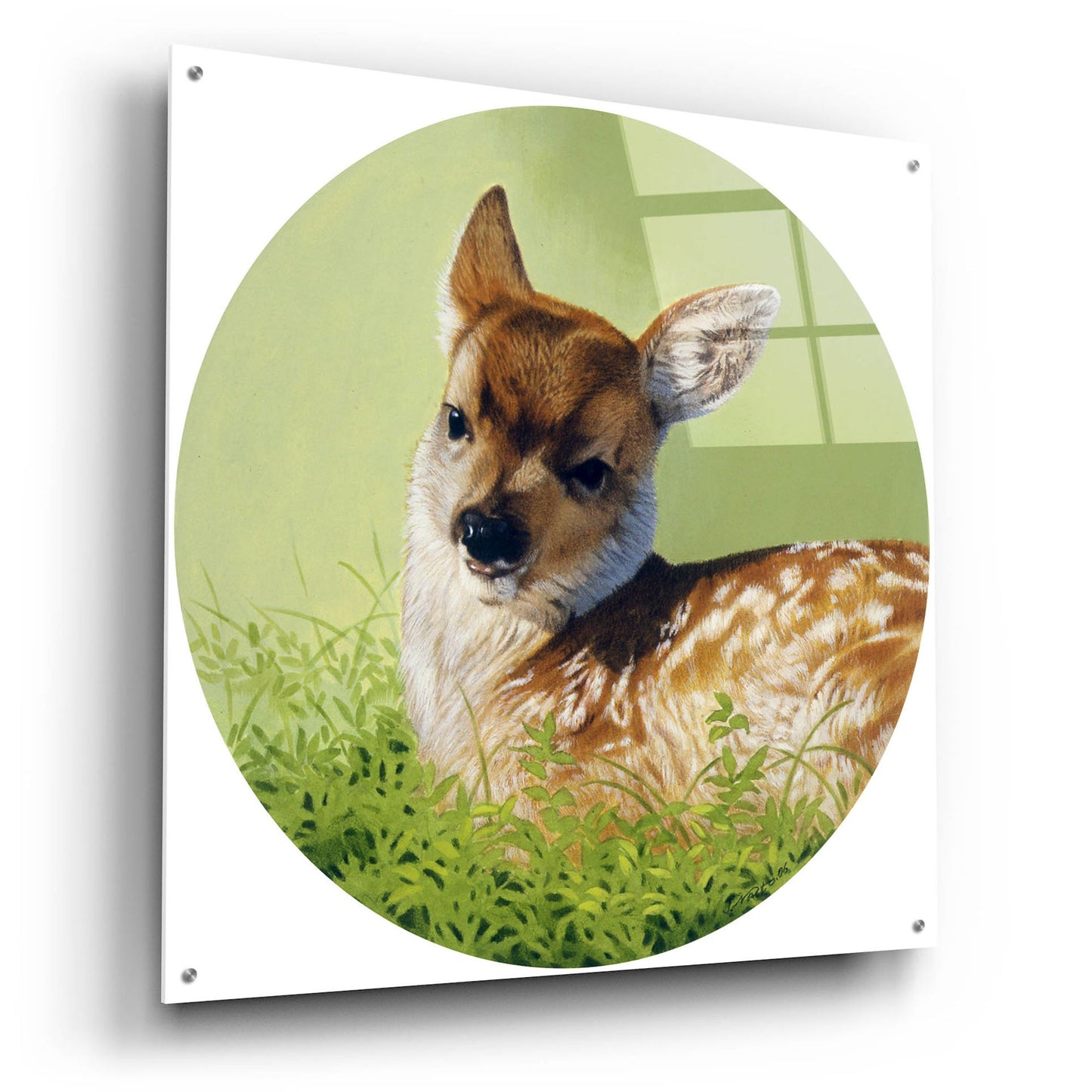 Epic Art 'Soft Light' by Joh Naito, Acrylic Glass Wall Art,36x36