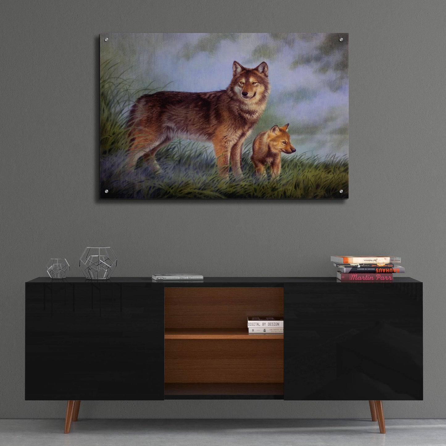 Epic Art 'Careful Watch' by Joh Naito, Acrylic Glass Wall Art,36x24