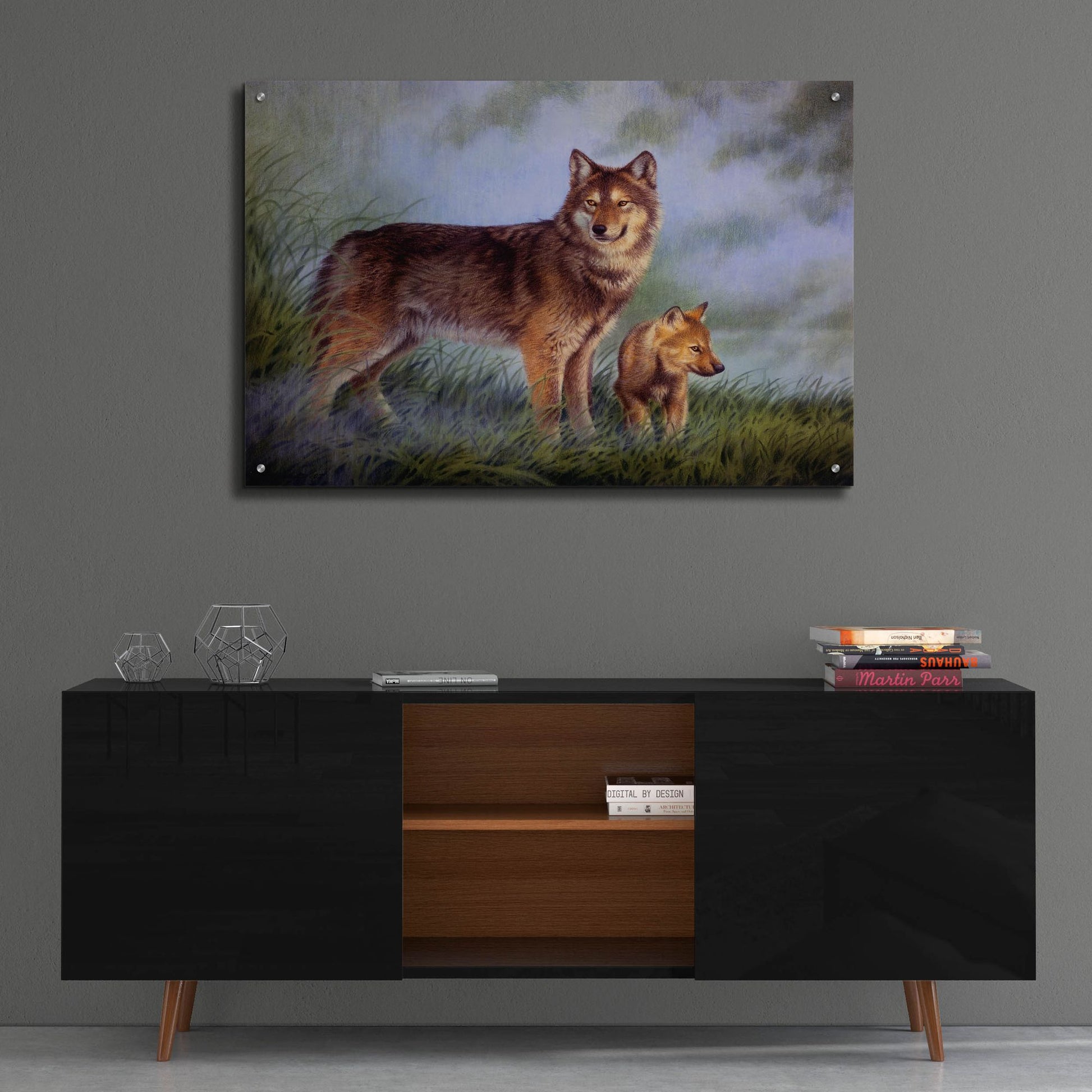Epic Art 'Careful Watch' by Joh Naito, Acrylic Glass Wall Art,36x24