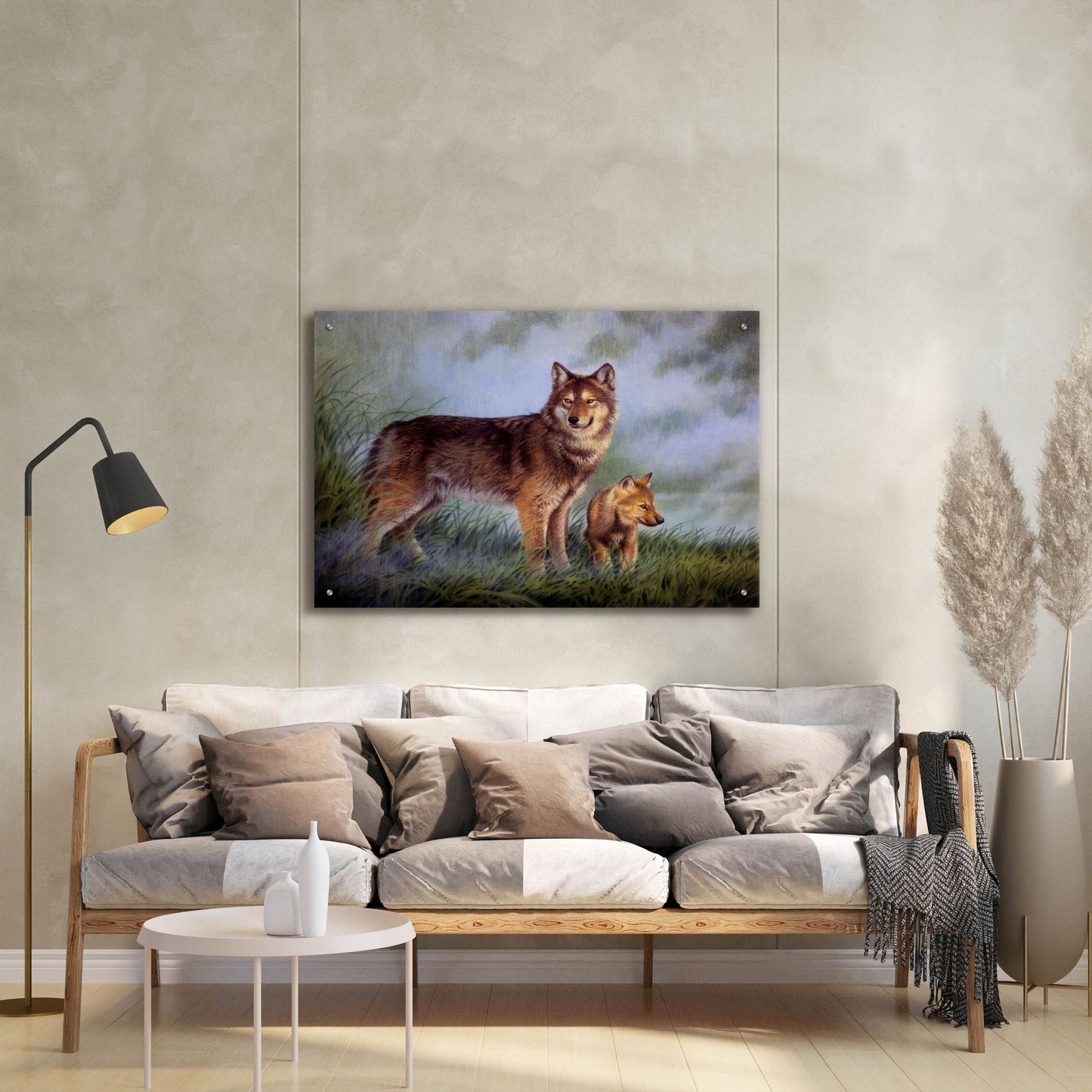 Epic Art 'Careful Watch' by Joh Naito, Acrylic Glass Wall Art,36x24