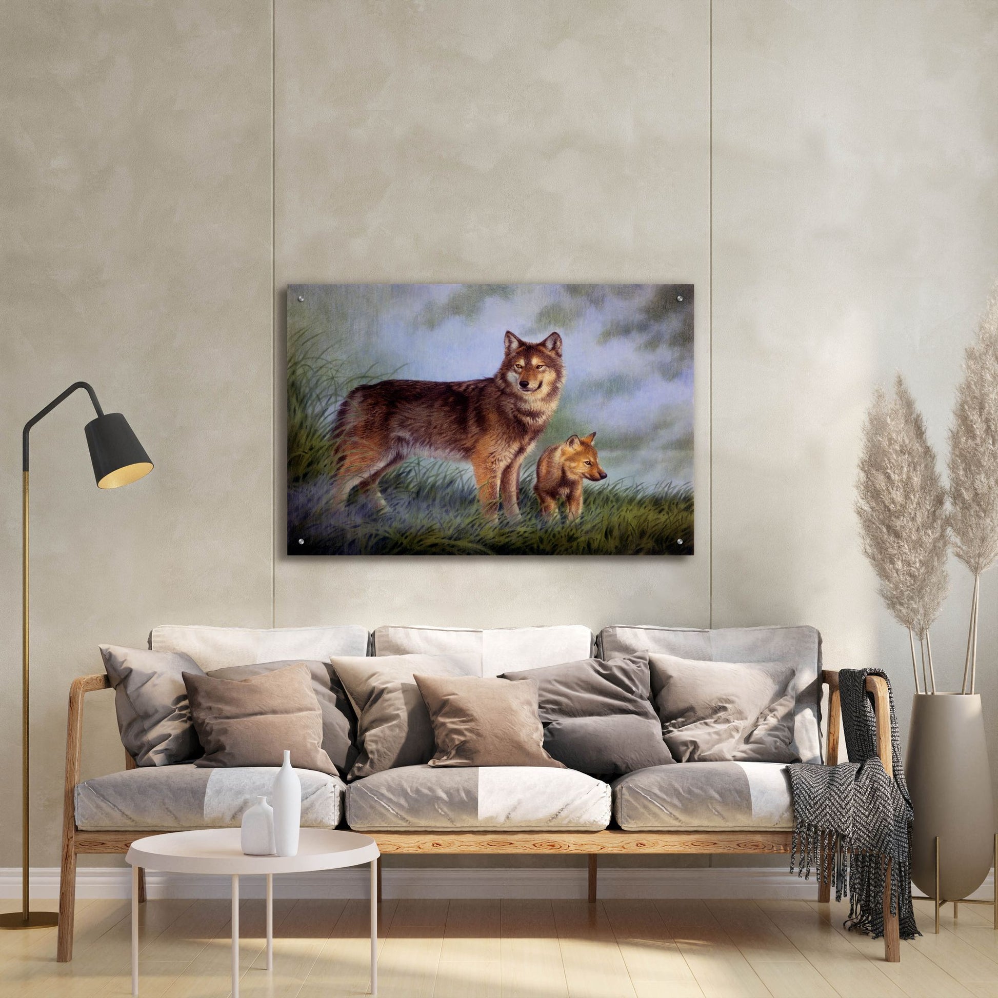 Epic Art 'Careful Watch' by Joh Naito, Acrylic Glass Wall Art,36x24