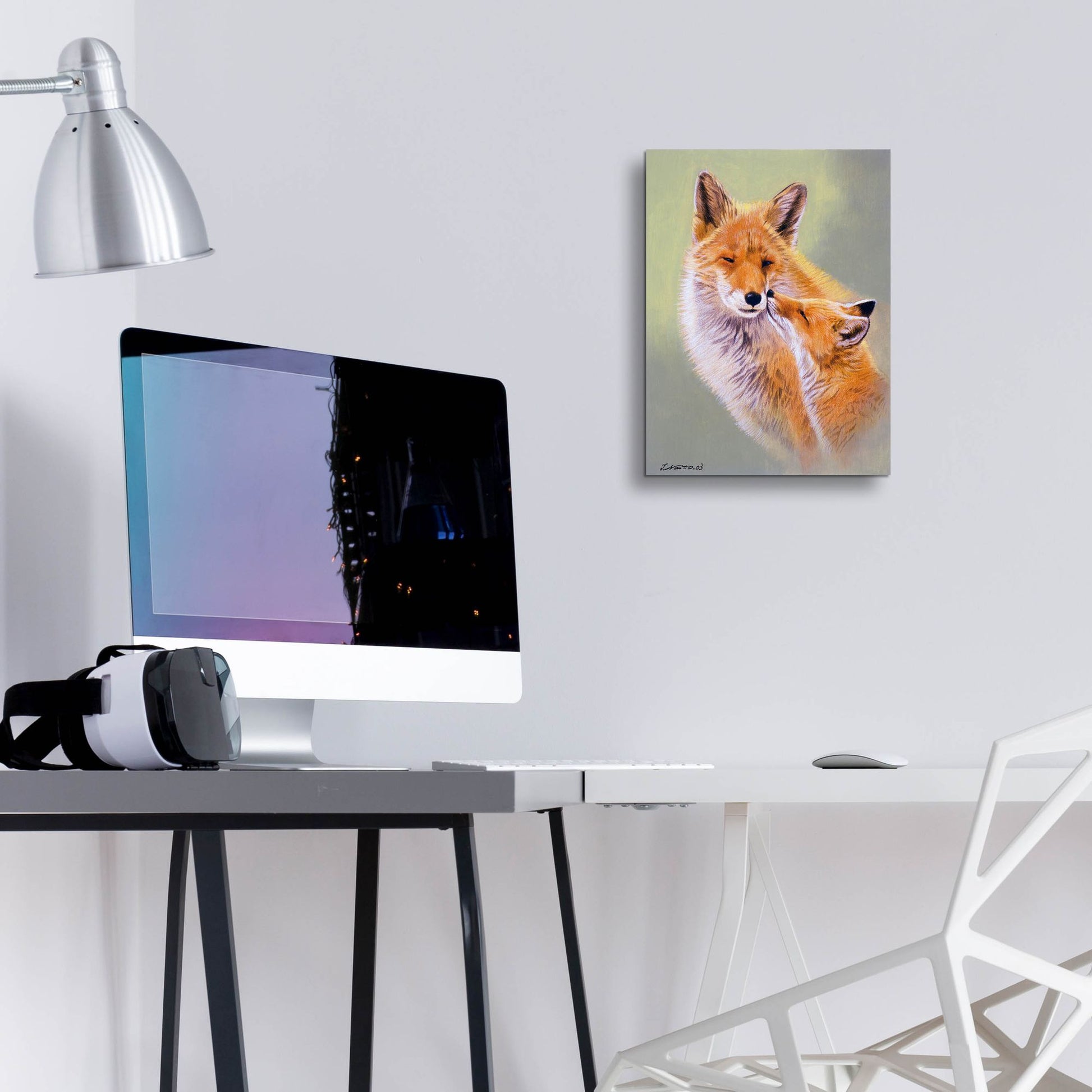 Epic Art 'Mother'S Love' by Joh Naito, Acrylic Glass Wall Art,12x16