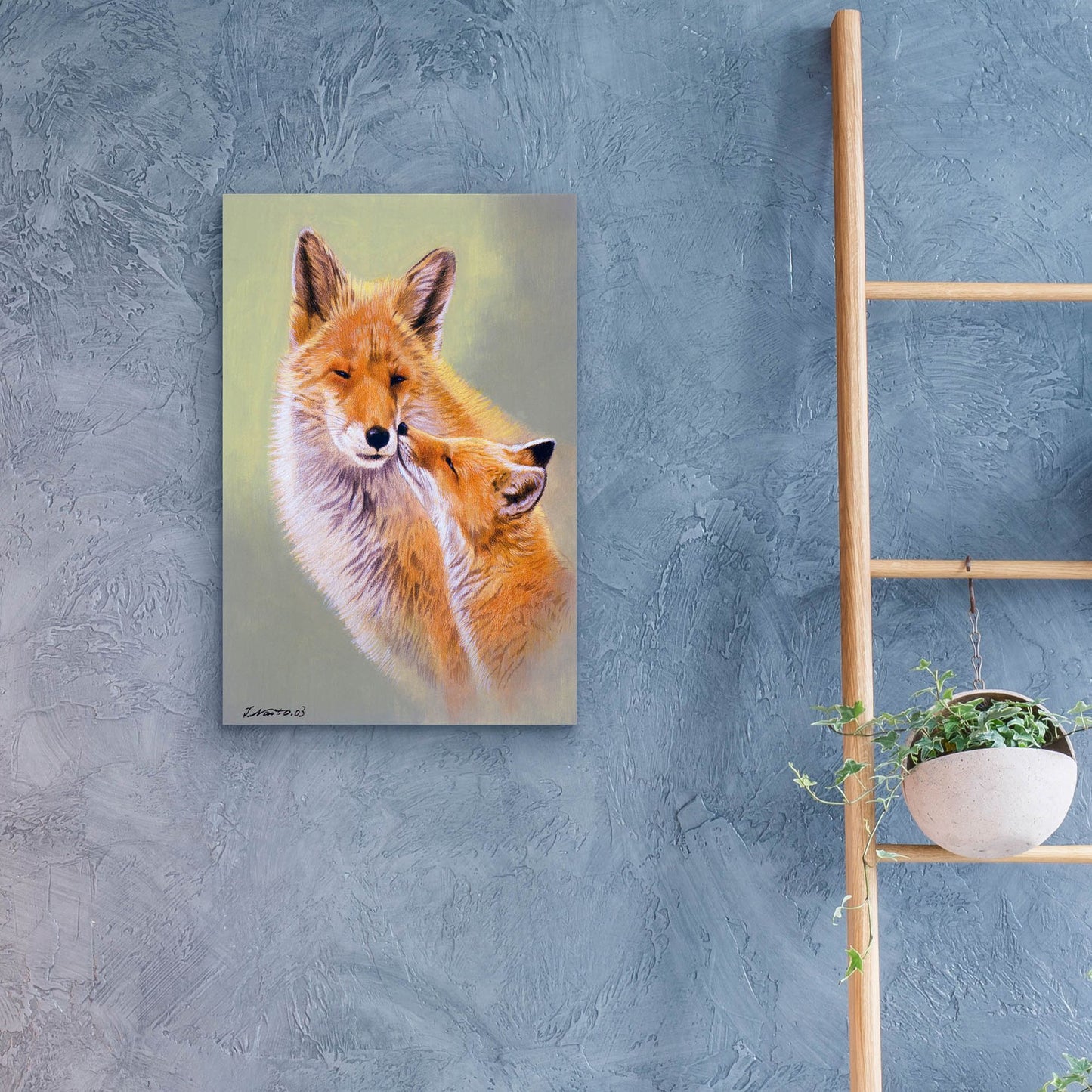 Epic Art 'Mother'S Love' by Joh Naito, Acrylic Glass Wall Art,16x24