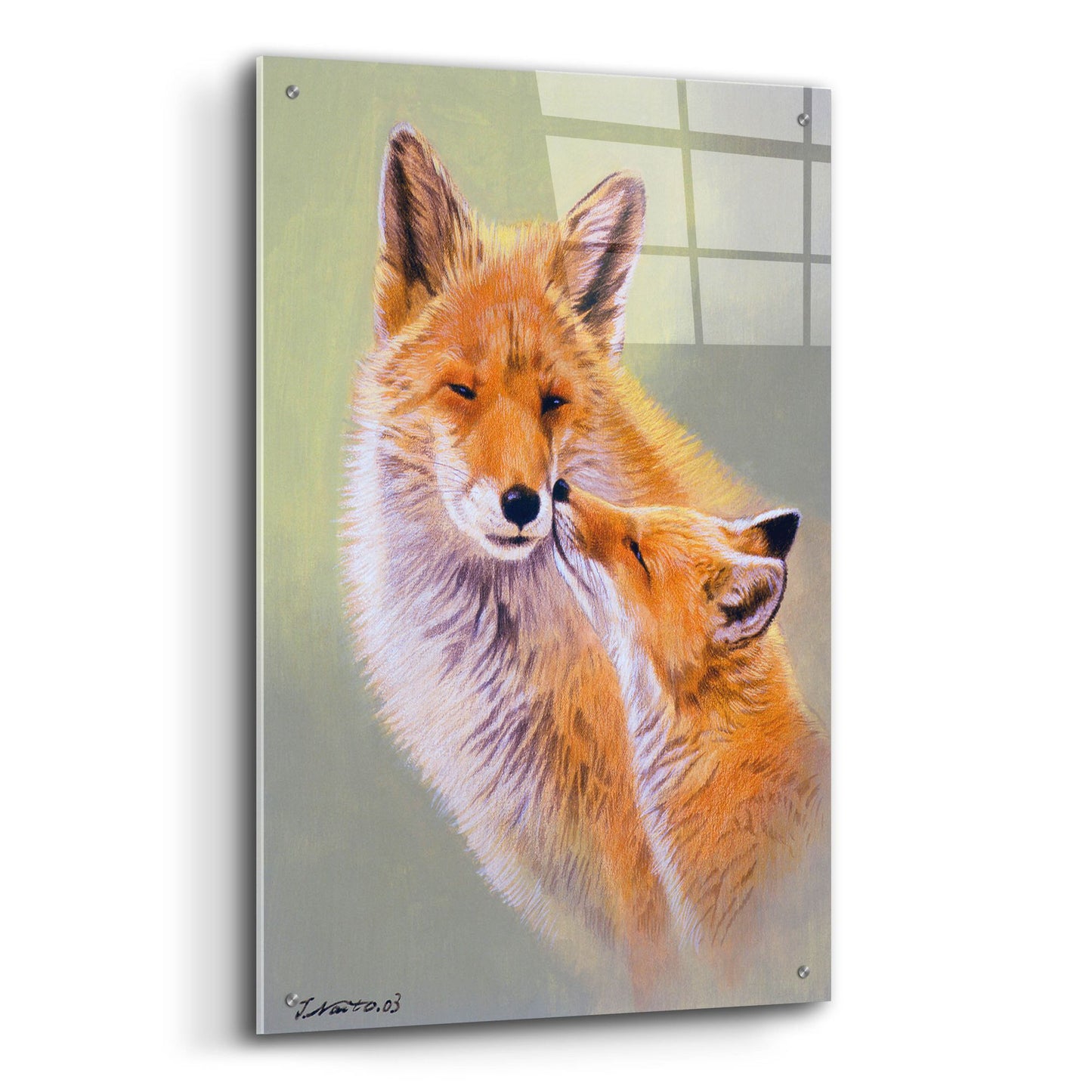 Epic Art 'Mother'S Love' by Joh Naito, Acrylic Glass Wall Art,24x36