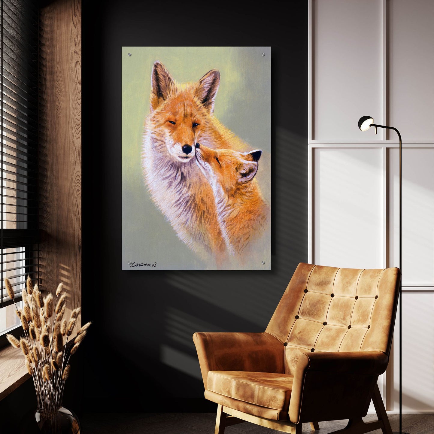 Epic Art 'Mother'S Love' by Joh Naito, Acrylic Glass Wall Art,24x36