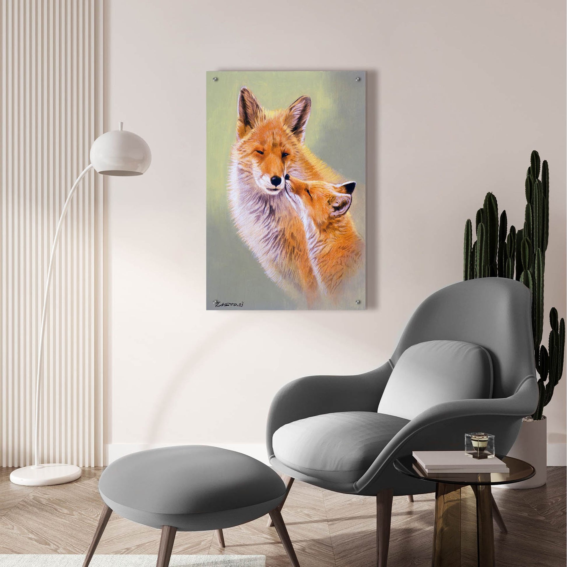 Epic Art 'Mother'S Love' by Joh Naito, Acrylic Glass Wall Art,24x36