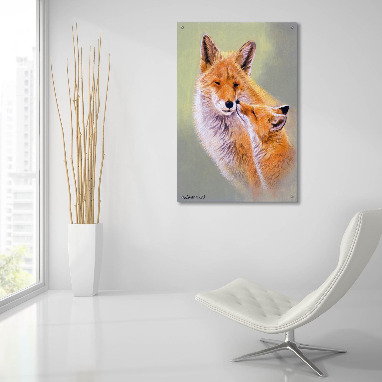 Epic Art 'Mother'S Love' by Joh Naito, Acrylic Glass Wall Art,24x36