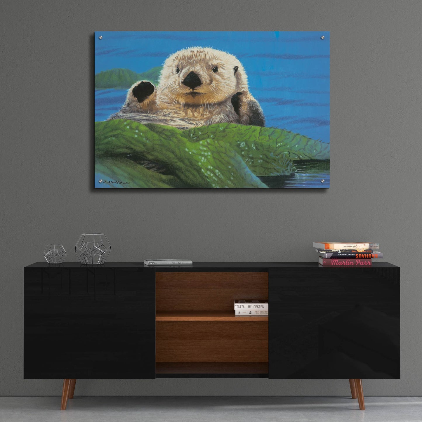 Epic Art 'Afternoon Swim' by Joh Naito, Acrylic Glass Wall Art,36x24