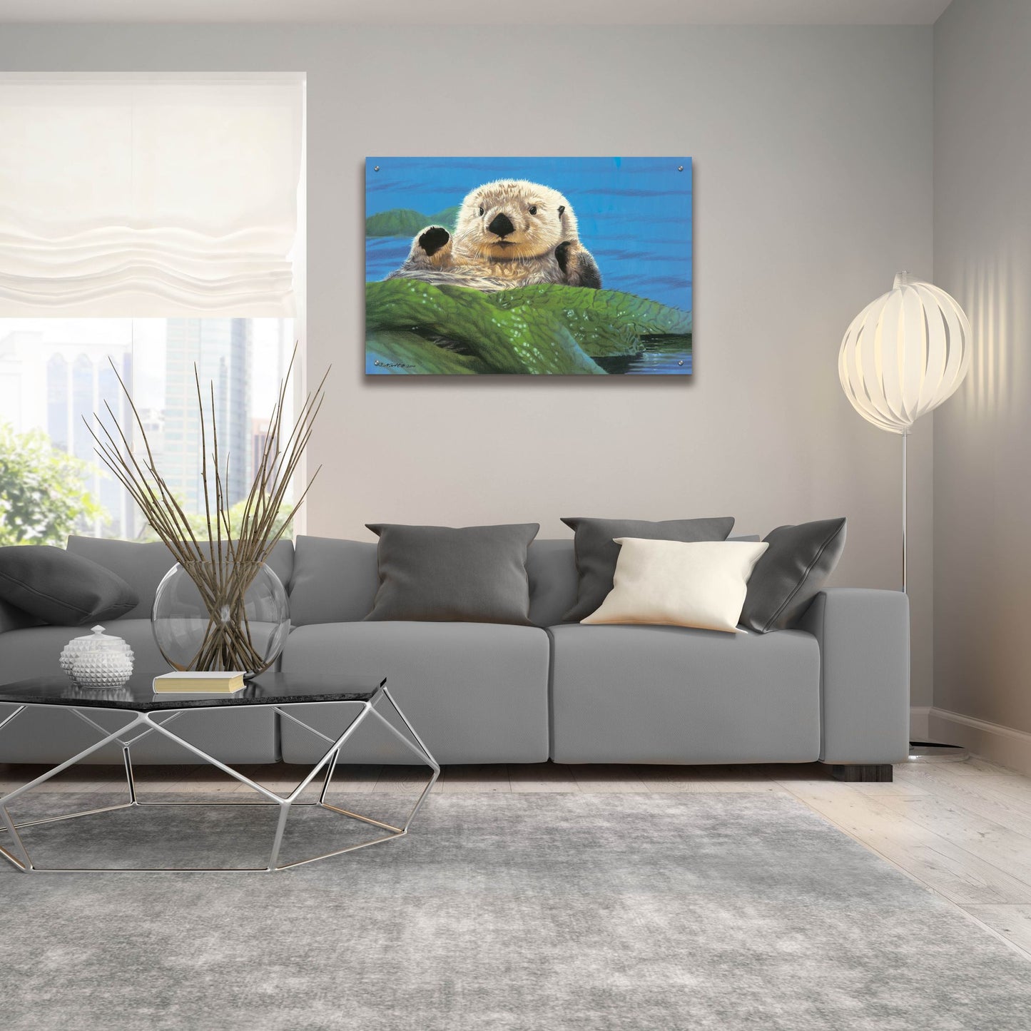Epic Art 'Afternoon Swim' by Joh Naito, Acrylic Glass Wall Art,36x24