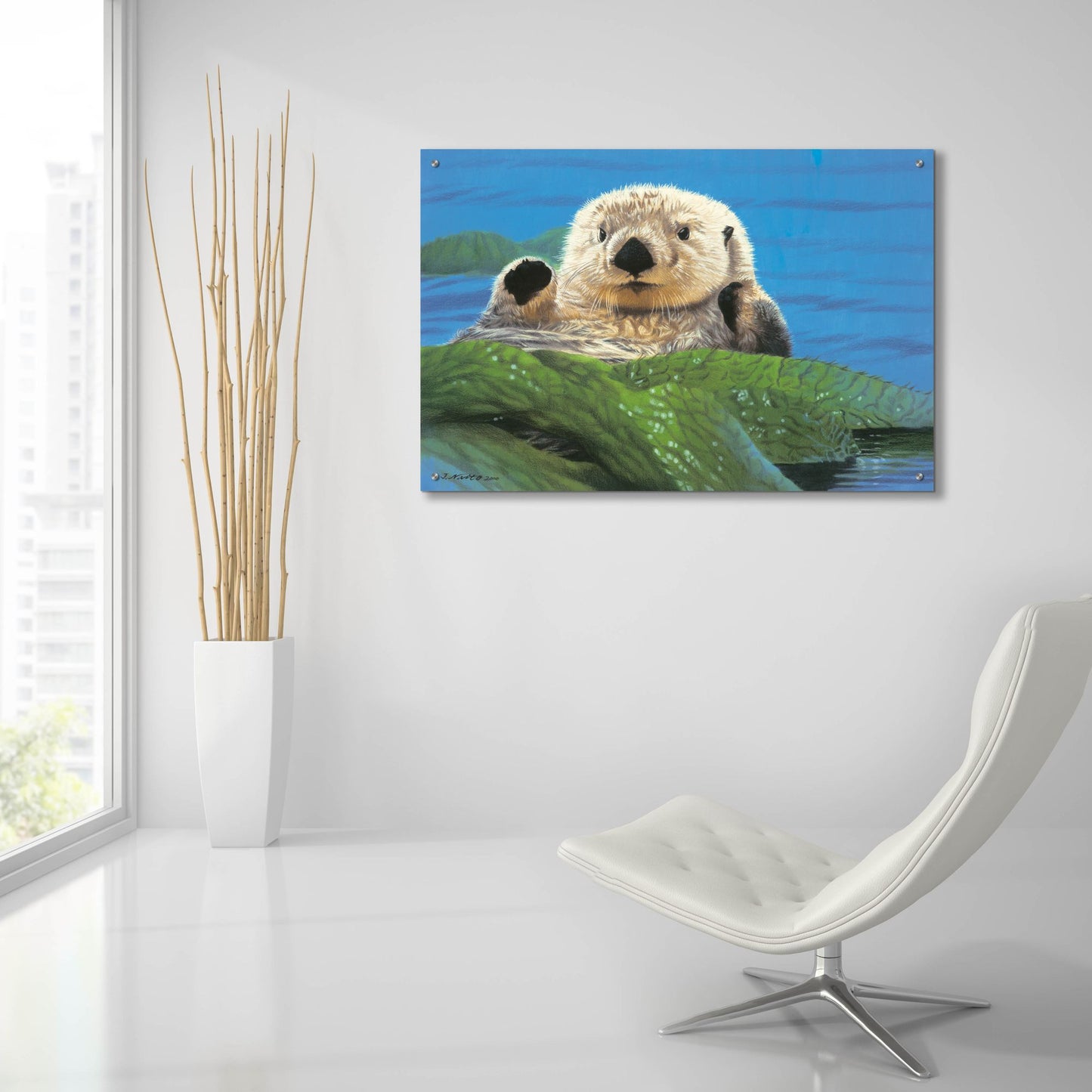 Epic Art 'Afternoon Swim' by Joh Naito, Acrylic Glass Wall Art,36x24