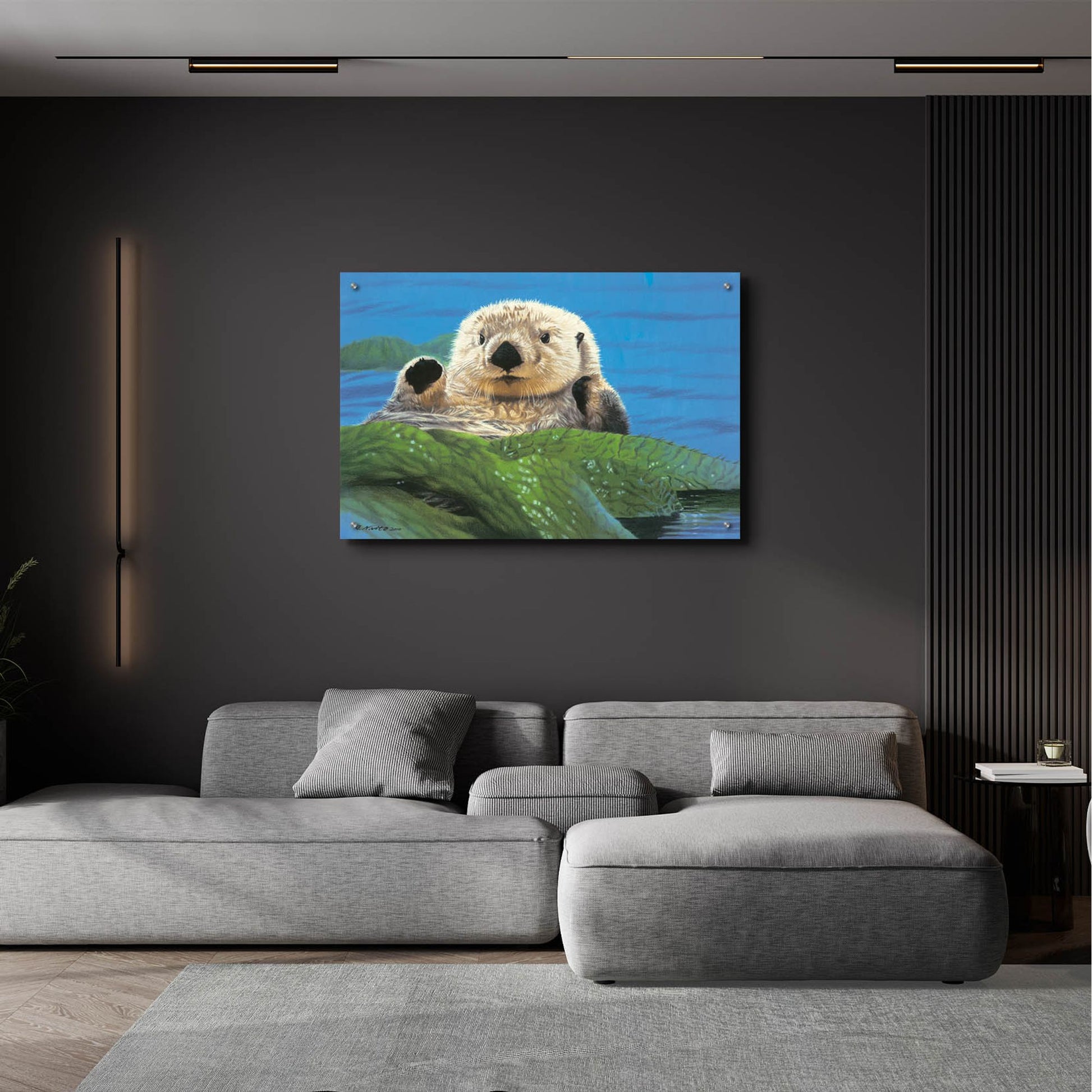 Epic Art 'Afternoon Swim' by Joh Naito, Acrylic Glass Wall Art,36x24