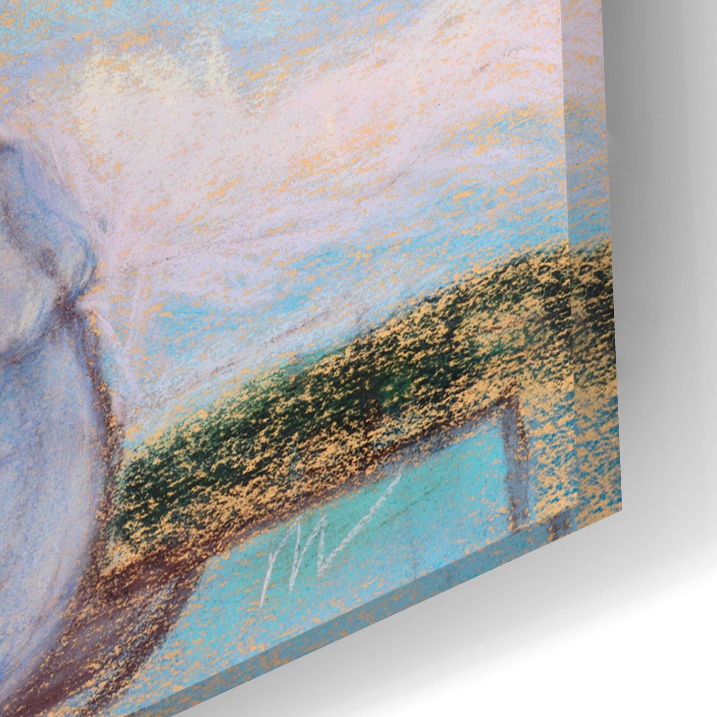 Epic Art 'Ahh! Scary!' by Marie Marfia Fine Art, Acrylic Glass Wall Art,24x16