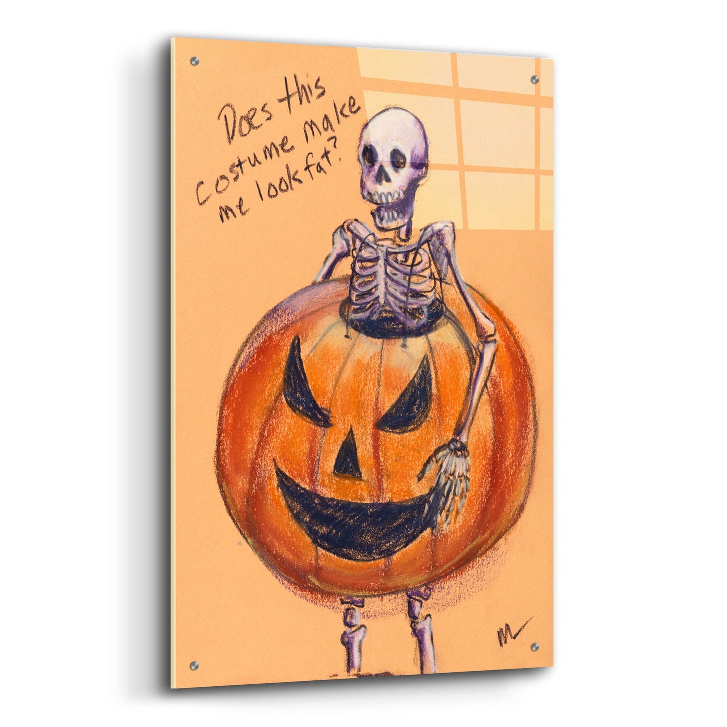 Epic Art 'Does this costume make me look fat?' by Marie Marfia Fine Art, Acrylic Glass Wall Art,24x36