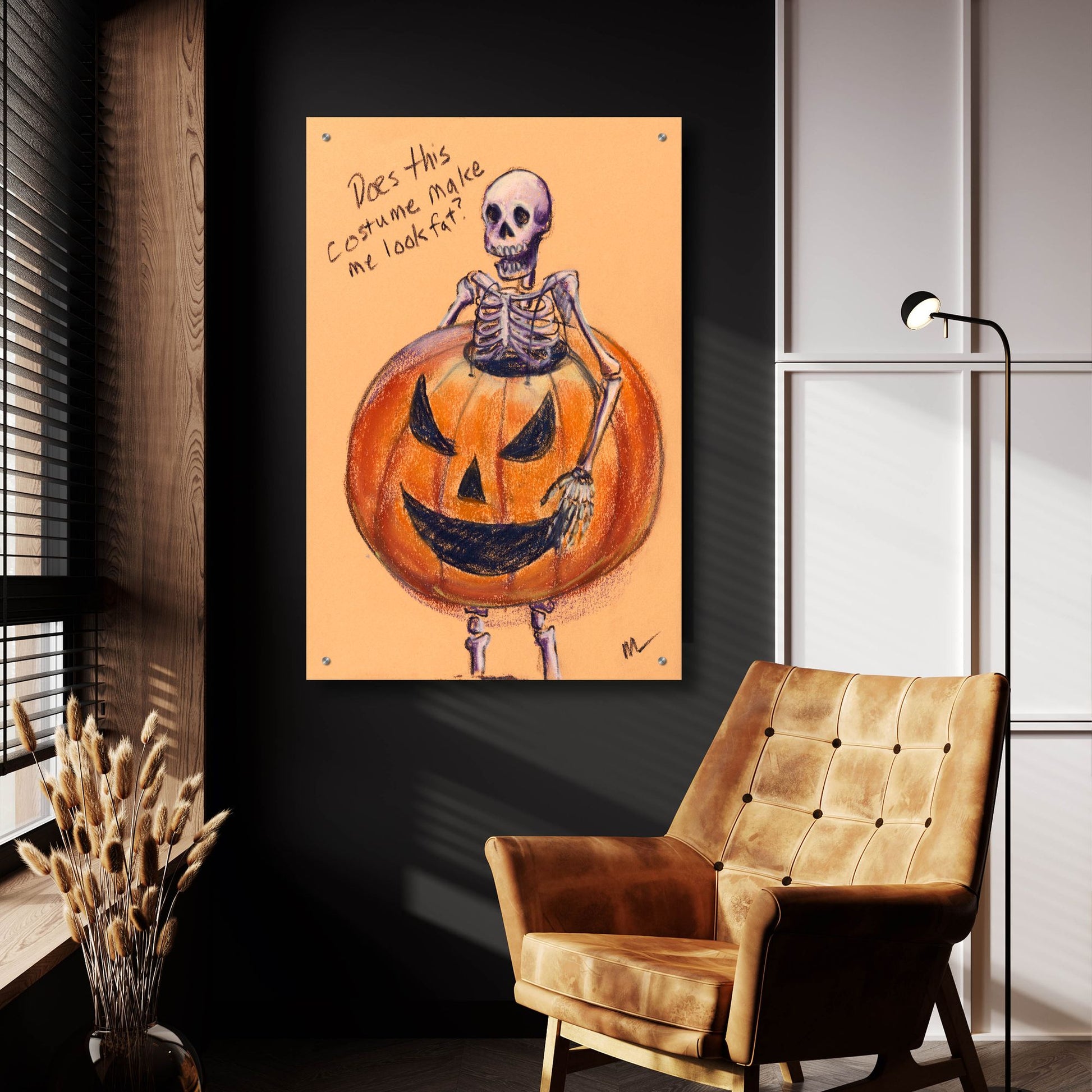 Epic Art 'Does this costume make me look fat?' by Marie Marfia Fine Art, Acrylic Glass Wall Art,24x36