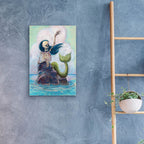 Epic Art 'Hello Sailor' by Marie Marfia Fine Art, Acrylic Glass Wall Art,16x24