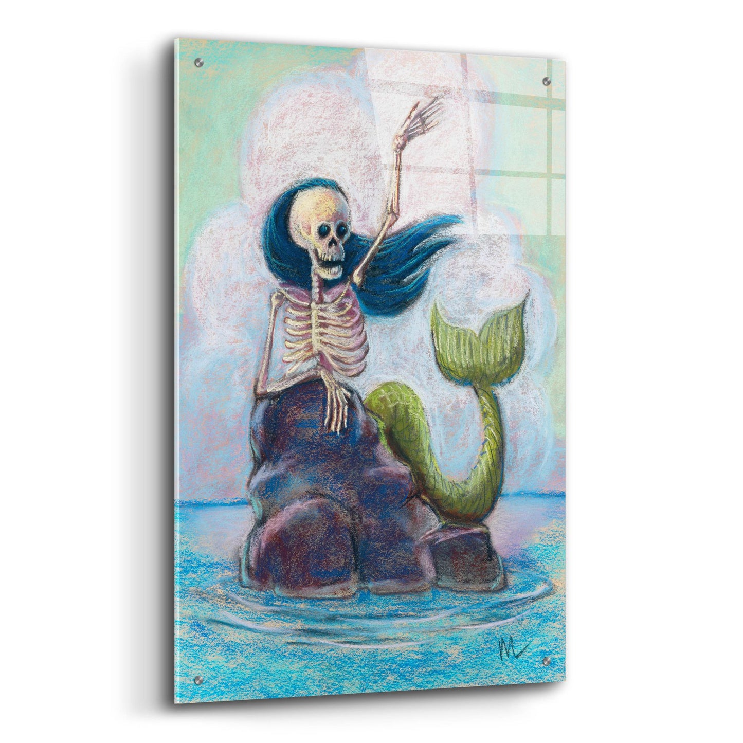 Epic Art 'Hello Sailor' by Marie Marfia Fine Art, Acrylic Glass Wall Art,24x36