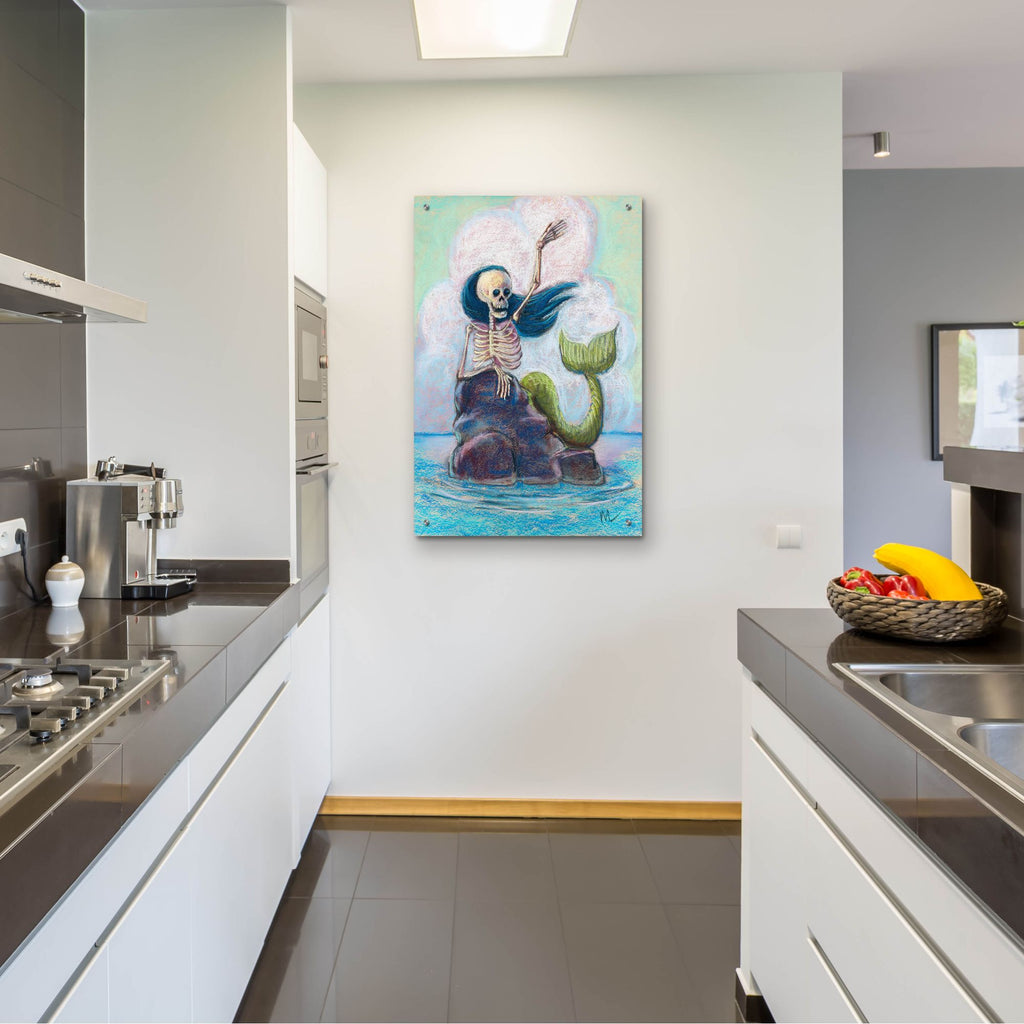 Epic Art 'Hello Sailor' by Marie Marfia Fine Art, Acrylic Glass Wall Art,24x36