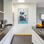 Epic Art 'Hello Sailor' by Marie Marfia Fine Art, Acrylic Glass Wall Art,24x36