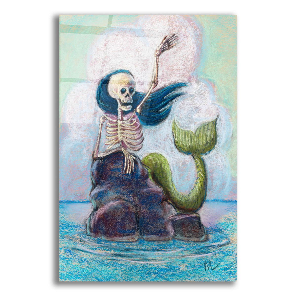 Epic Art 'Hello Sailor' by Marie Marfia Fine Art, Acrylic Glass Wall Art