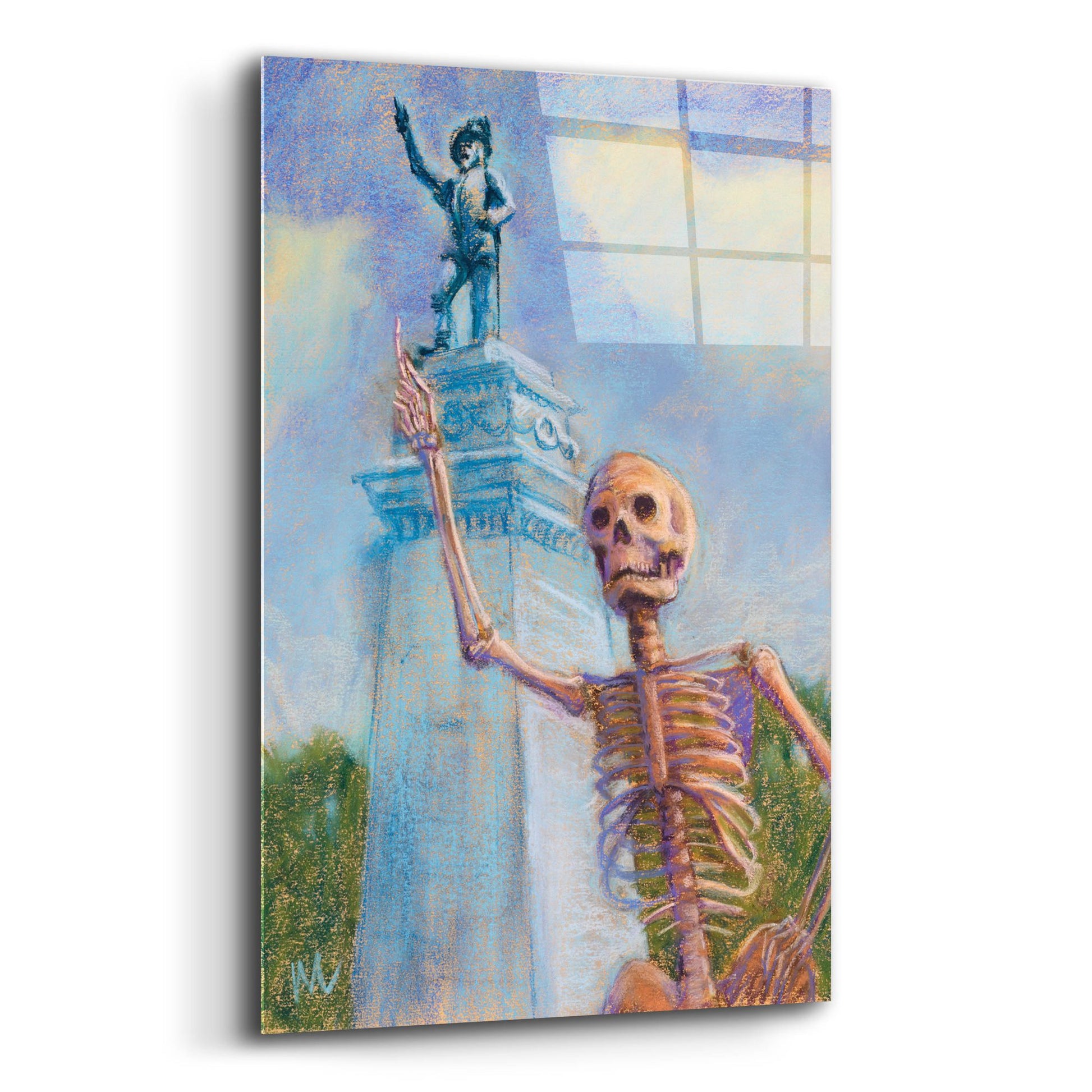 Epic Art 'Me and Juan go way way back' by Marie Marfia Fine Art, Acrylic Glass Wall Art,12x16