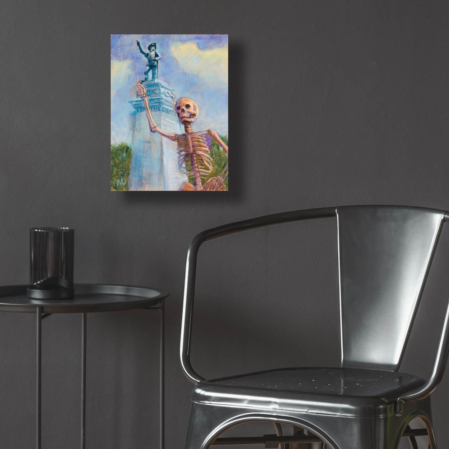Epic Art 'Me and Juan go way way back' by Marie Marfia Fine Art, Acrylic Glass Wall Art,12x16
