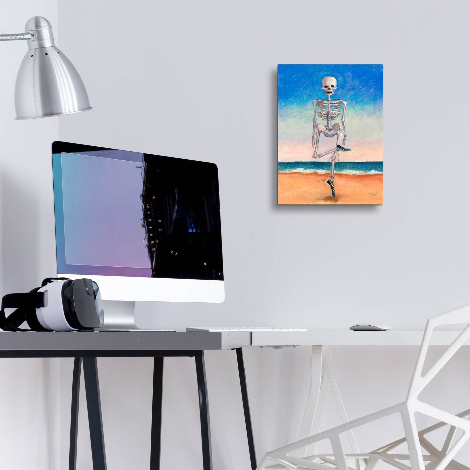 Epic Art 'Skeltic Dancer' by Marie Marfia Fine Art, Acrylic Glass Wall Art,12x16