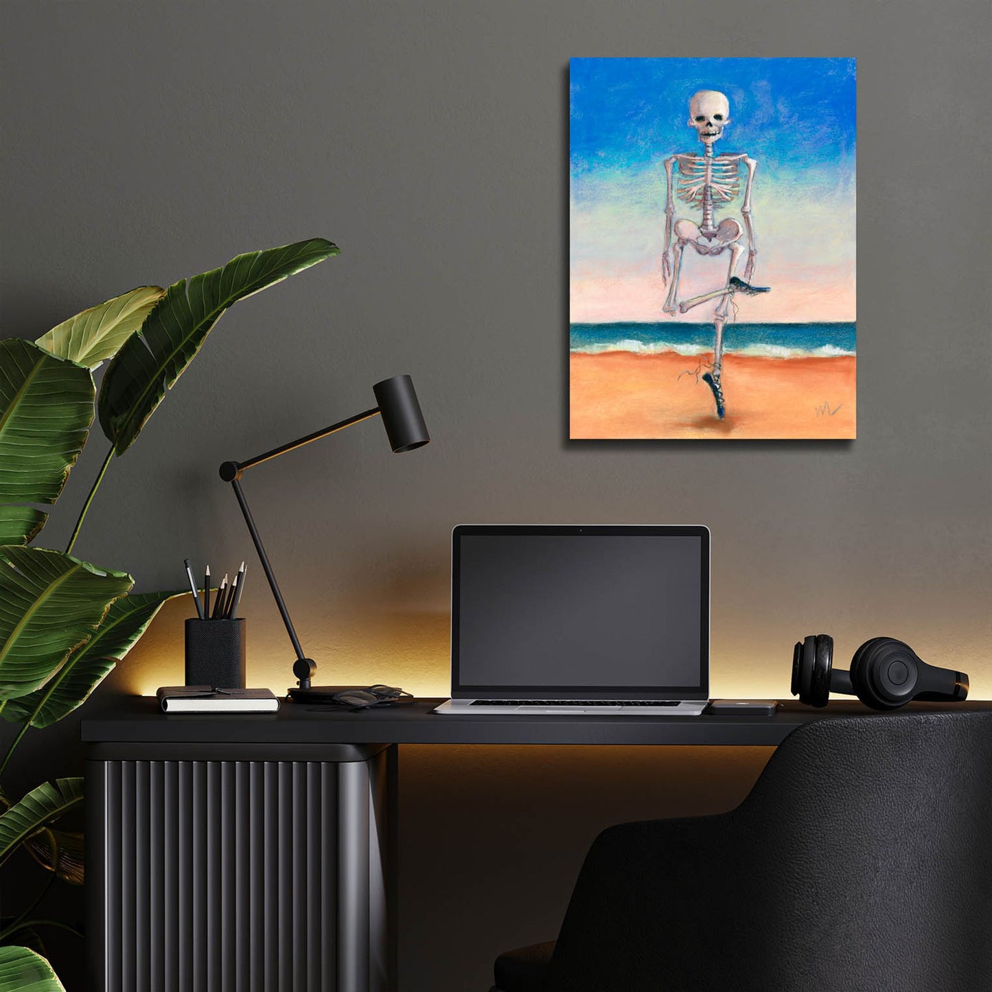 Epic Art 'Skeltic Dancer' by Marie Marfia Fine Art, Acrylic Glass Wall Art,12x16