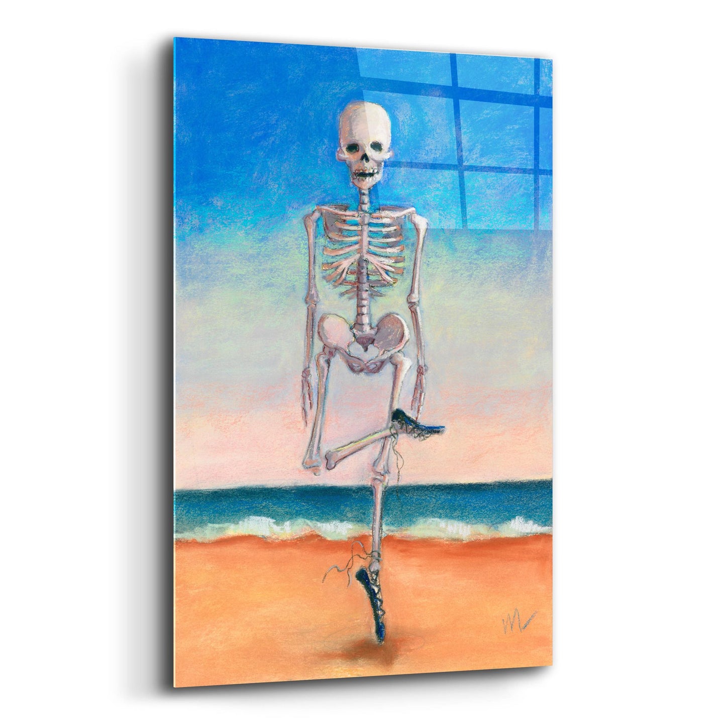 Epic Art 'Skeltic Dancer' by Marie Marfia Fine Art, Acrylic Glass Wall Art,16x24