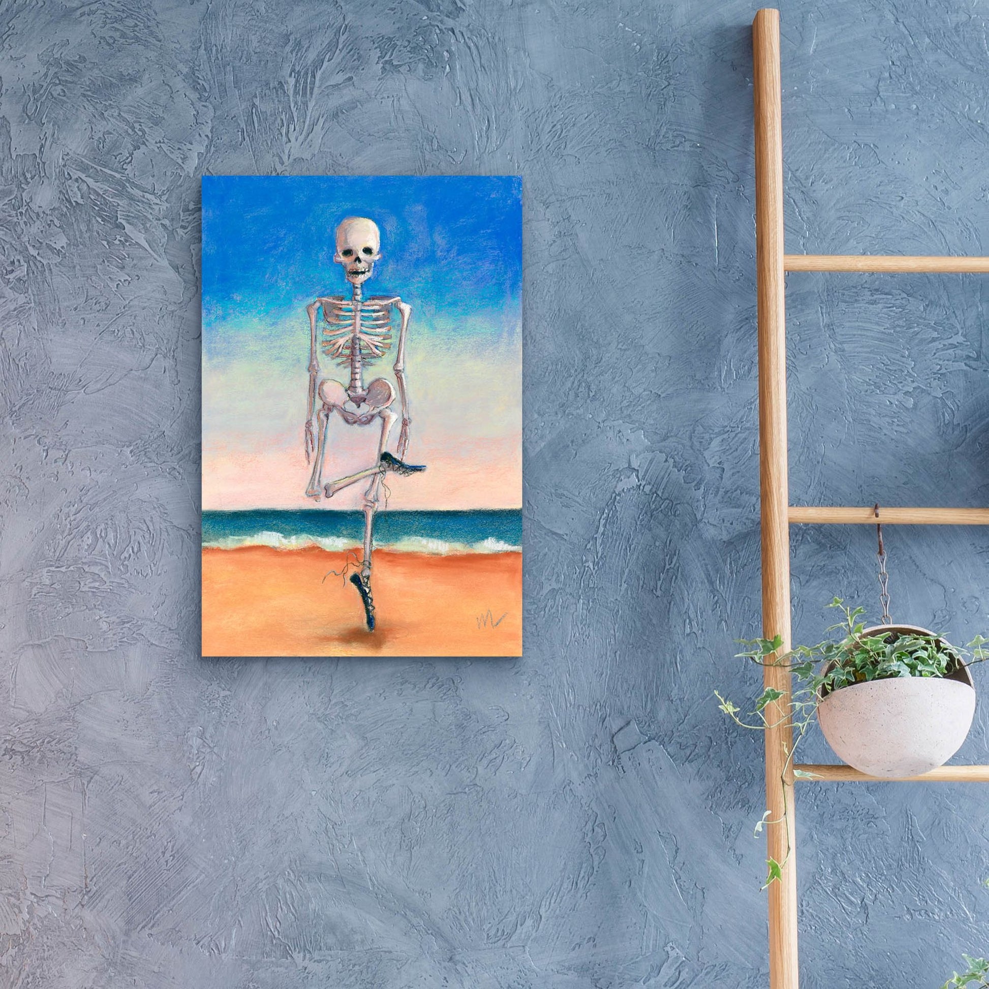 Epic Art 'Skeltic Dancer' by Marie Marfia Fine Art, Acrylic Glass Wall Art,16x24