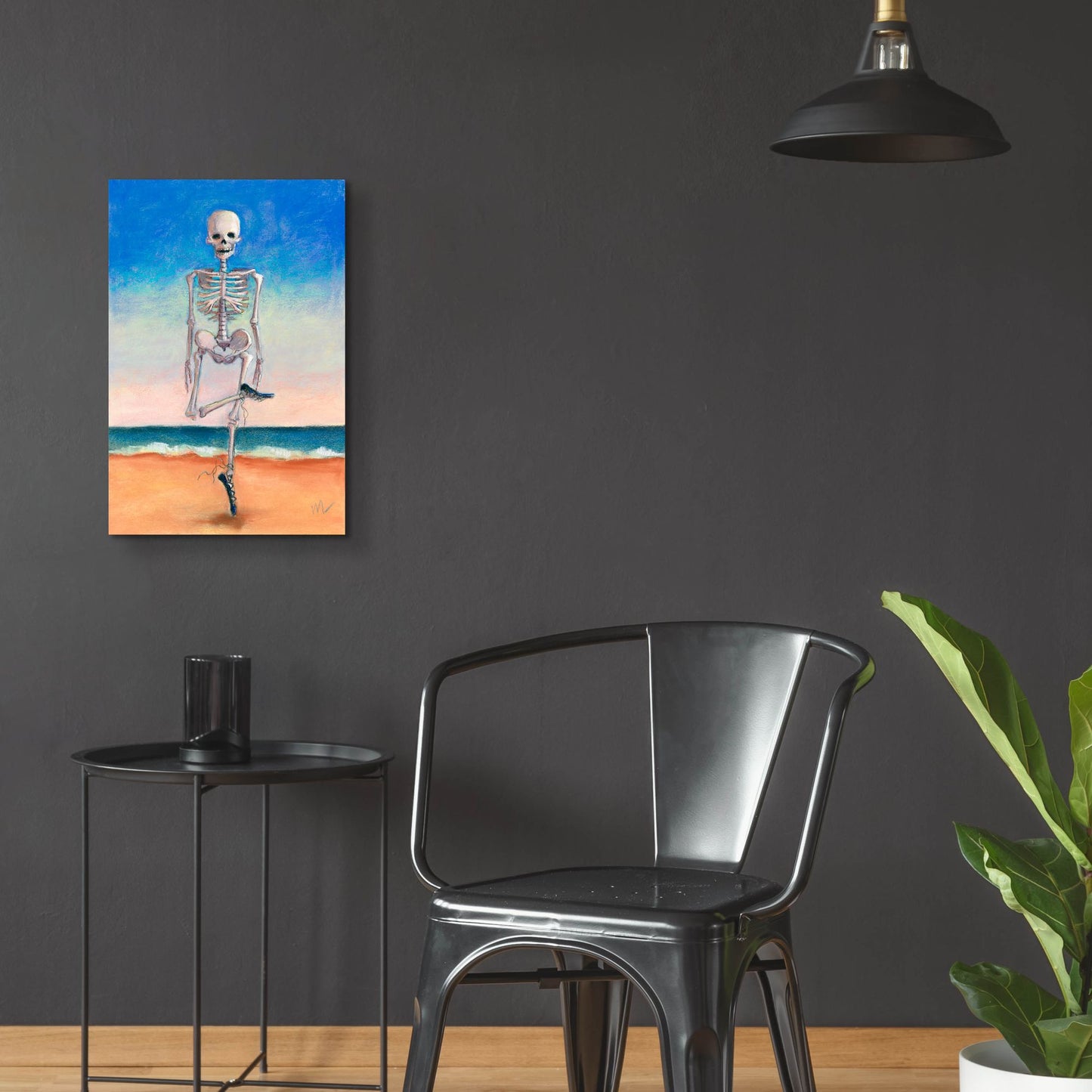 Epic Art 'Skeltic Dancer' by Marie Marfia Fine Art, Acrylic Glass Wall Art,16x24