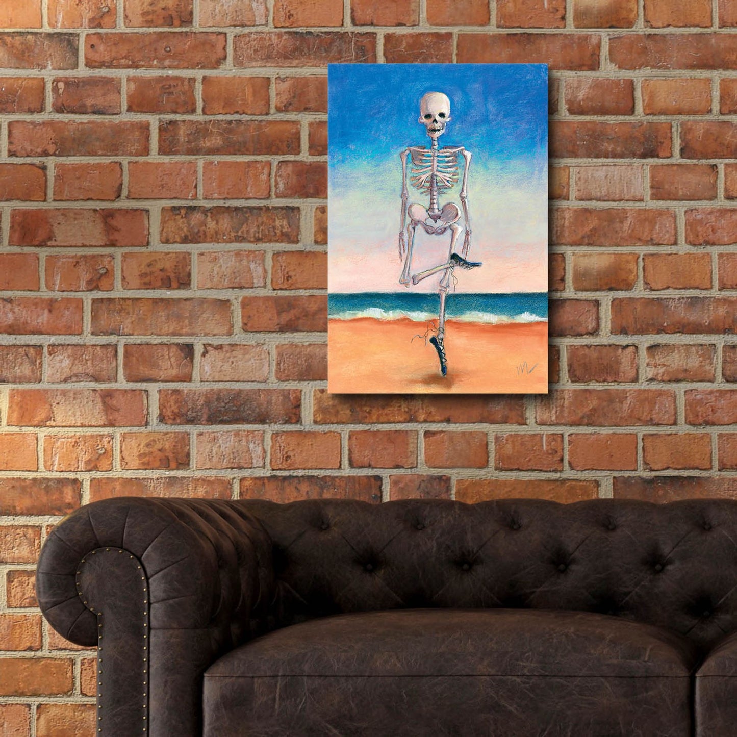 Epic Art 'Skeltic Dancer' by Marie Marfia Fine Art, Acrylic Glass Wall Art,16x24
